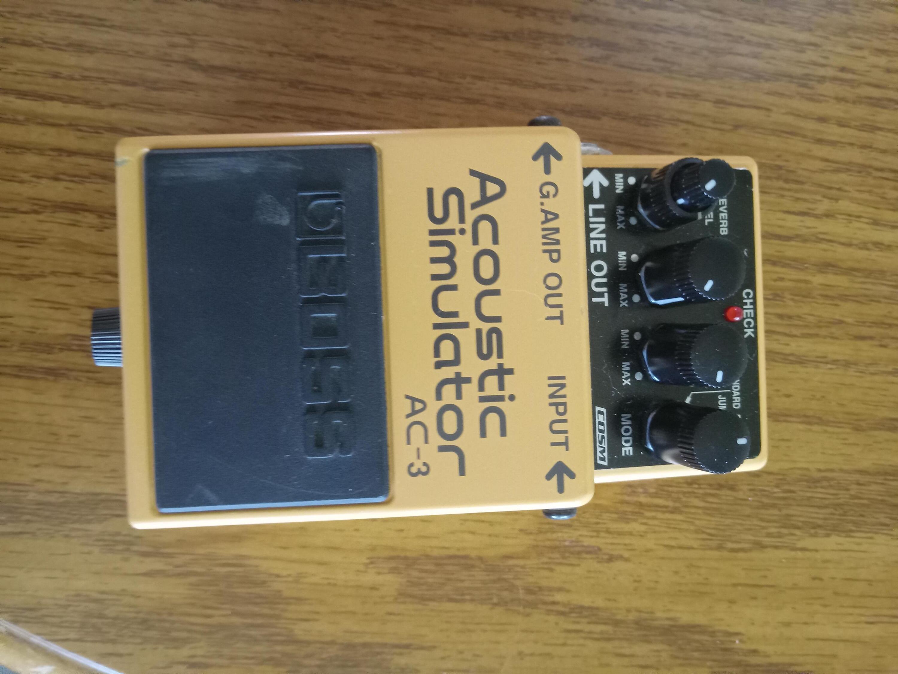 Used Boss AC-3 Acoustic Simulator Pedal - Sweetwater's Gear 