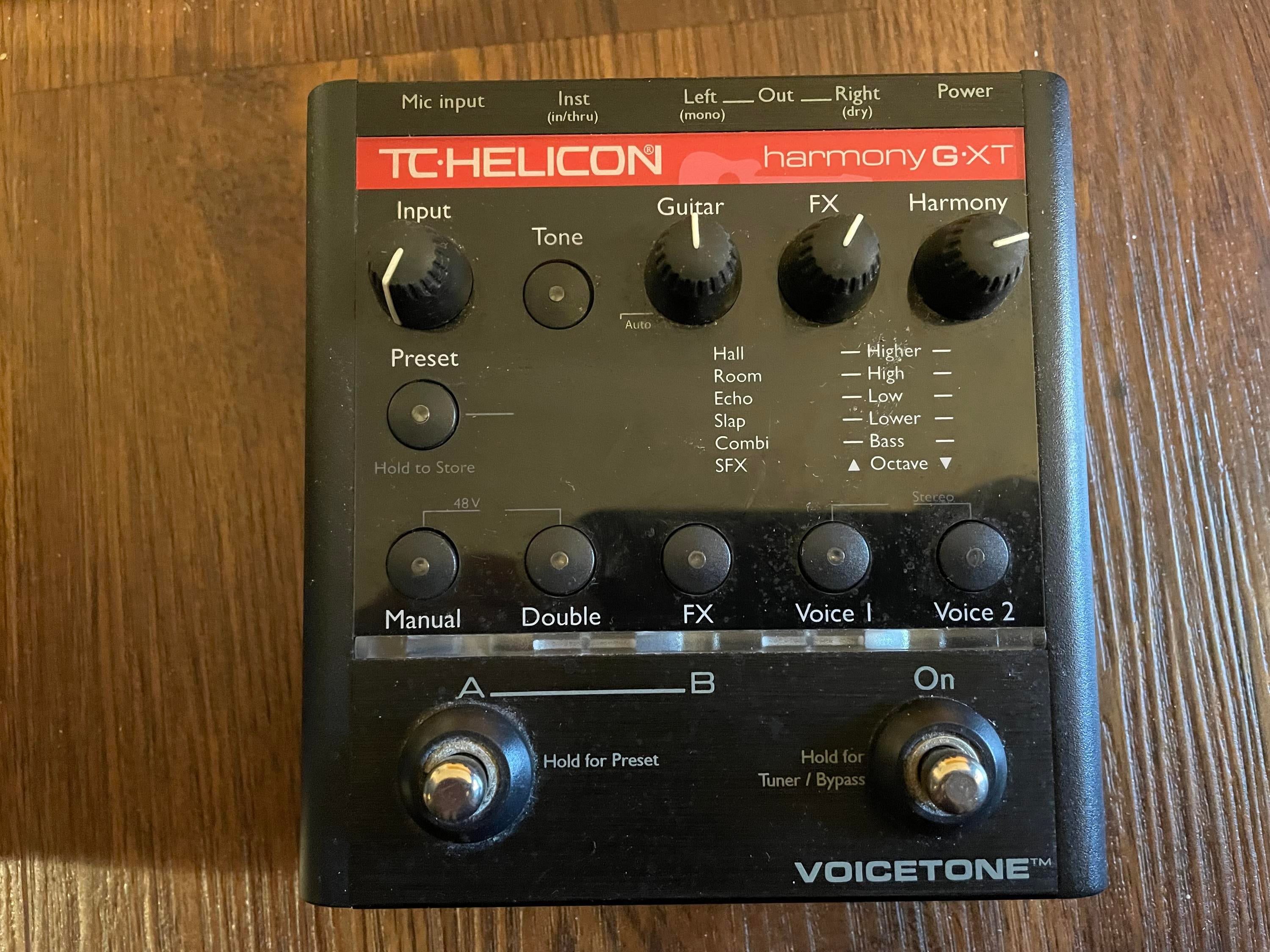 Used TC-Helicon VoiceTone Harmony G-XT --- - Sweetwater's Gear