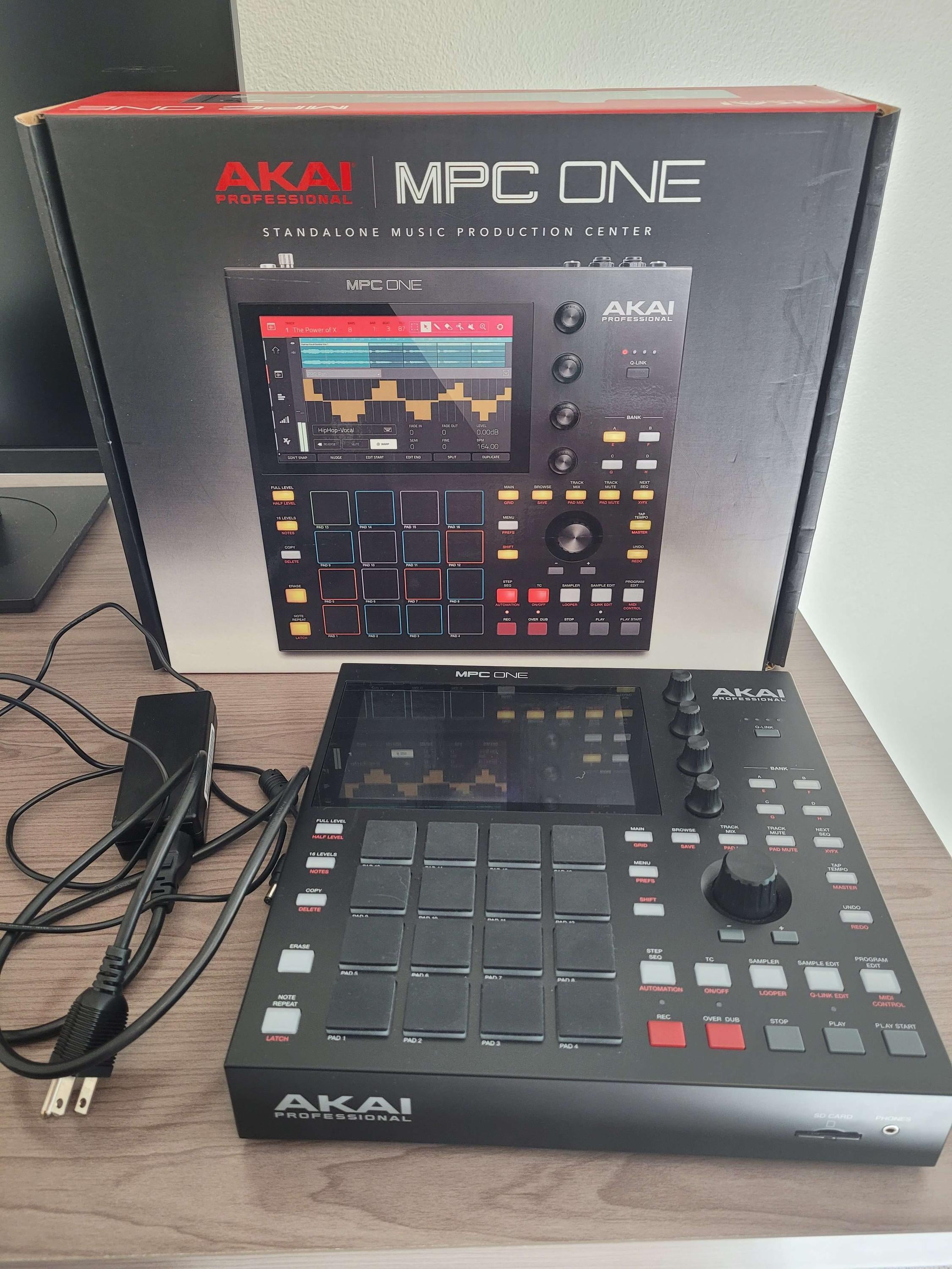Used Akai Professional MPC One Standalone Sampler and Sequencer