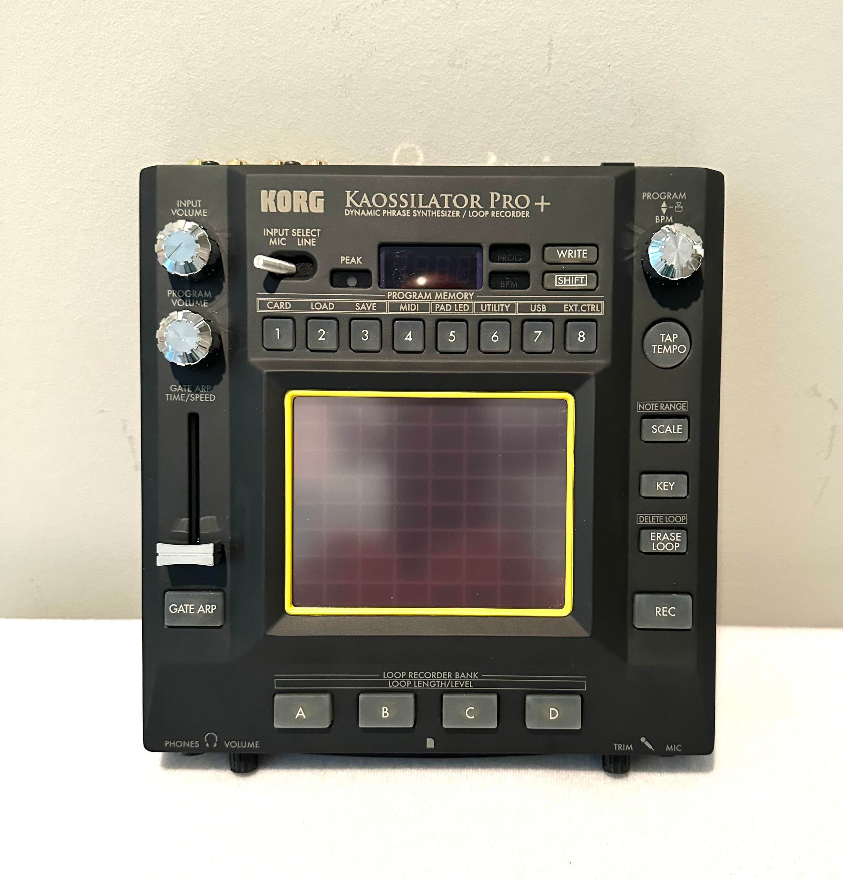 KORG KAOSSILATOR PRO+ マルチトラックレコーダー Features | KAOSSILATOR PRO+ - DYNAMIC PHRASE SYNTHESIZER