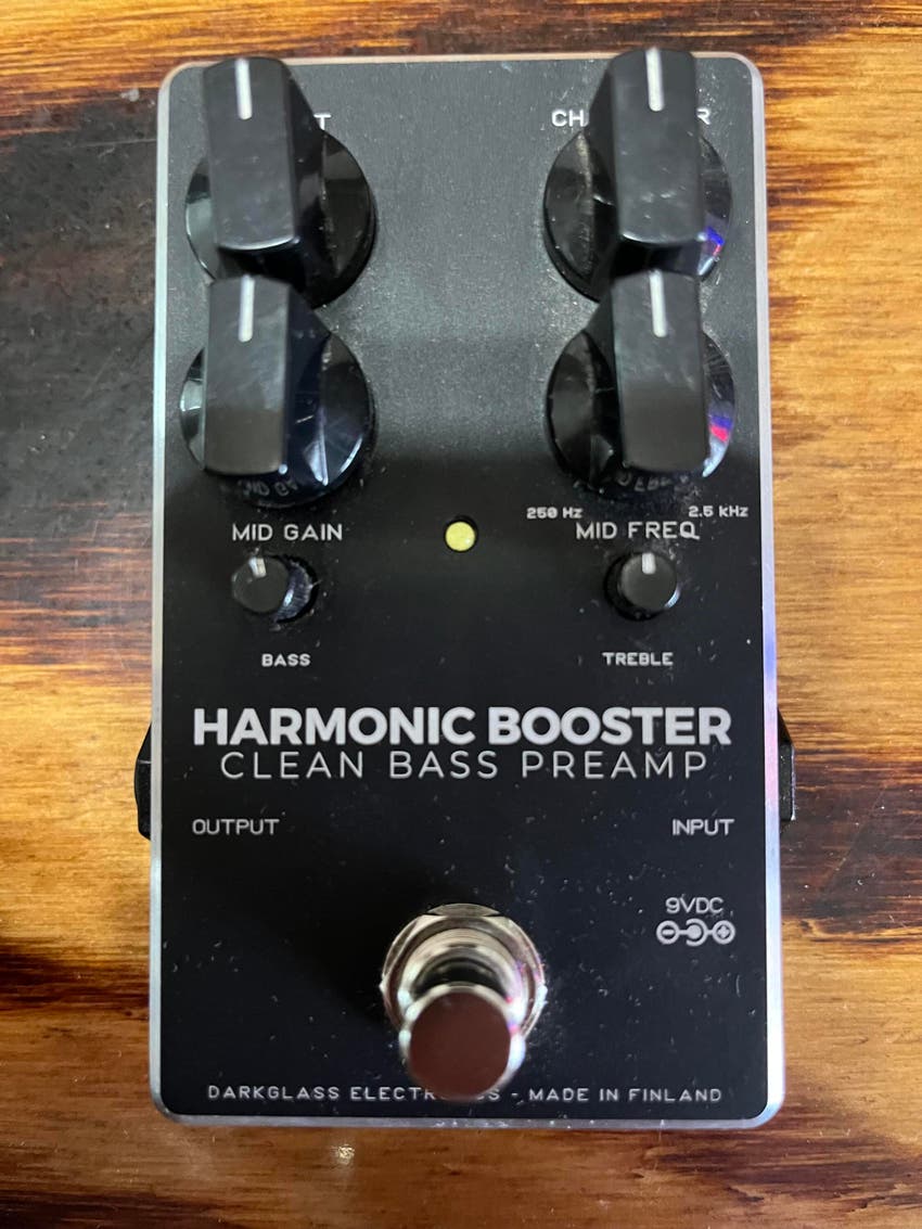 Used Darkglass Harmonic Booster Clean Bass Preamp Pedal Sweetwater