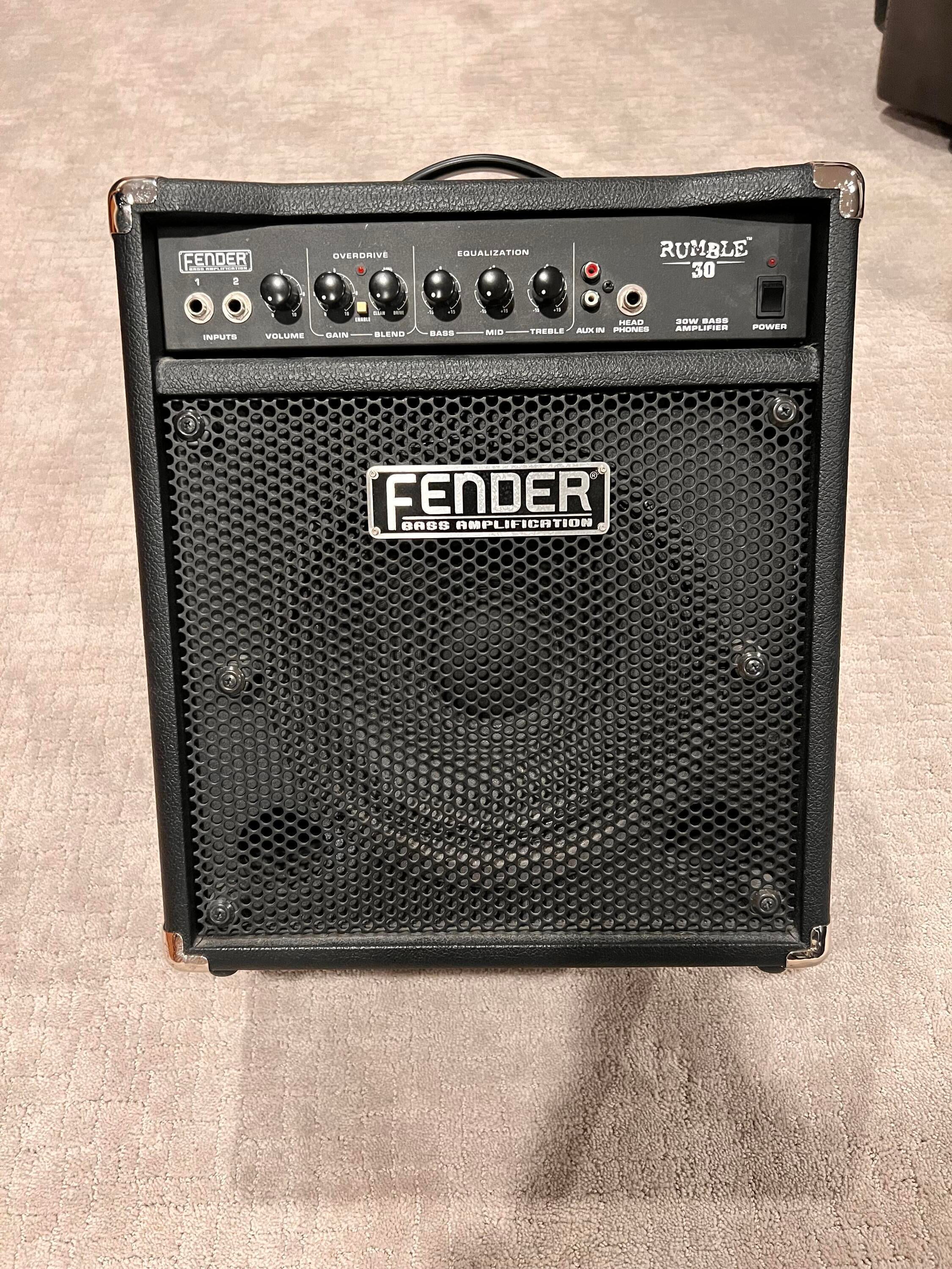 Used Fender Audio Rumble 30: 30 watt 1x10” - Sweetwater's Gear