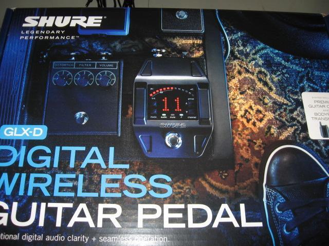Used Shure GLXD16 Digital Wireless Guitar Pedal System