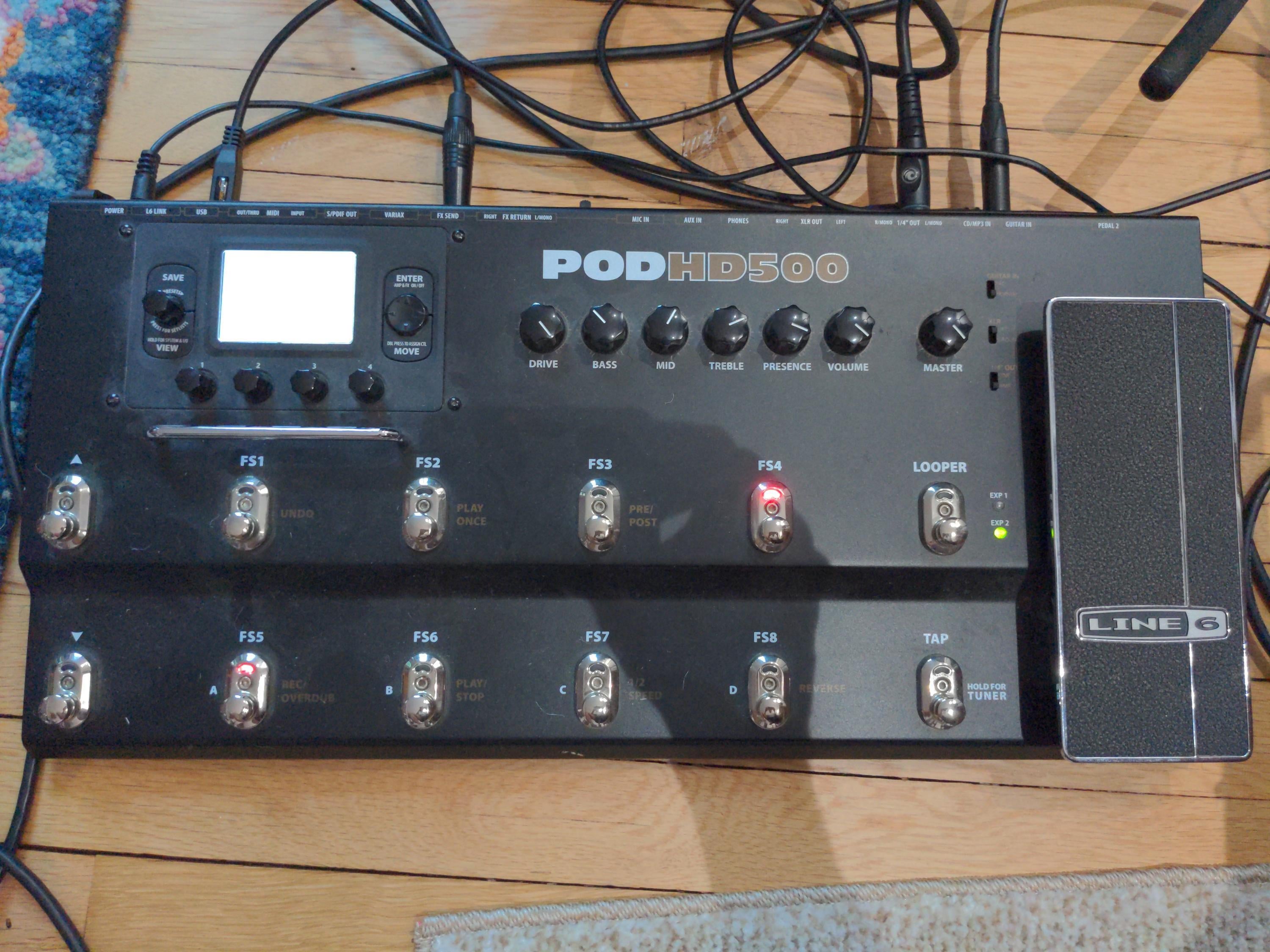 Used Line 6 POD HD500 with Free Case - Sweetwater's Gear Exchange