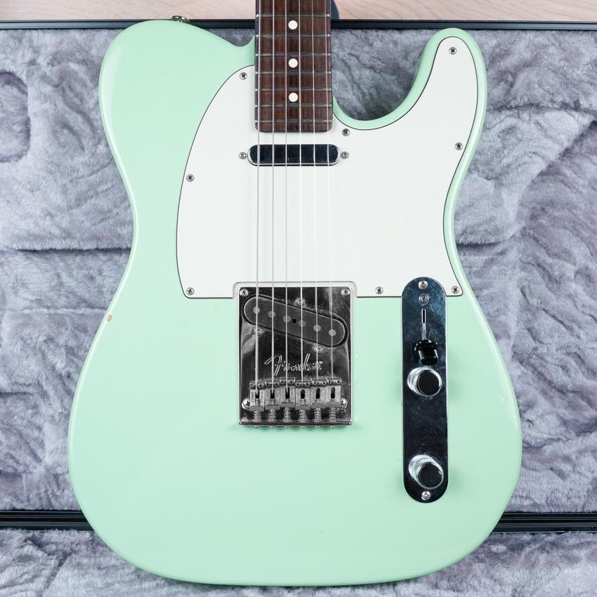 GC FSR American Standard Telecaster with All Rosewood Neck 2016 Surf Green w/ OHSC
