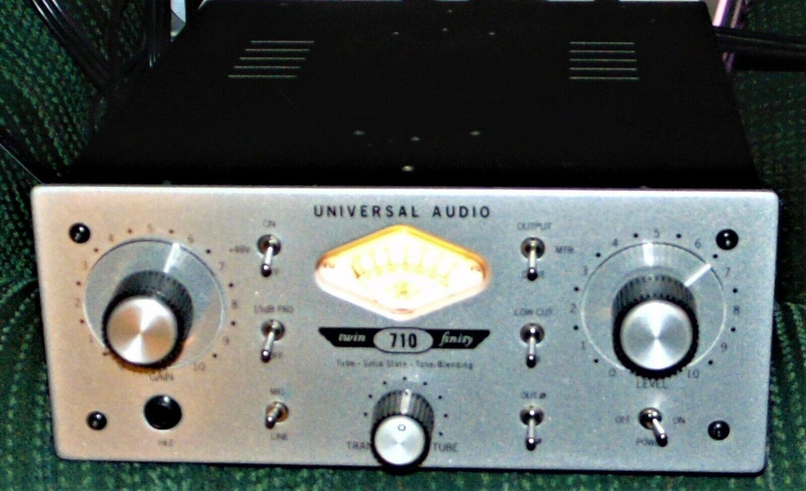 Used Universal Audio UA 710 Twin-Finity Tube/Solid State Blending Mic  Preamp w/DI and Box