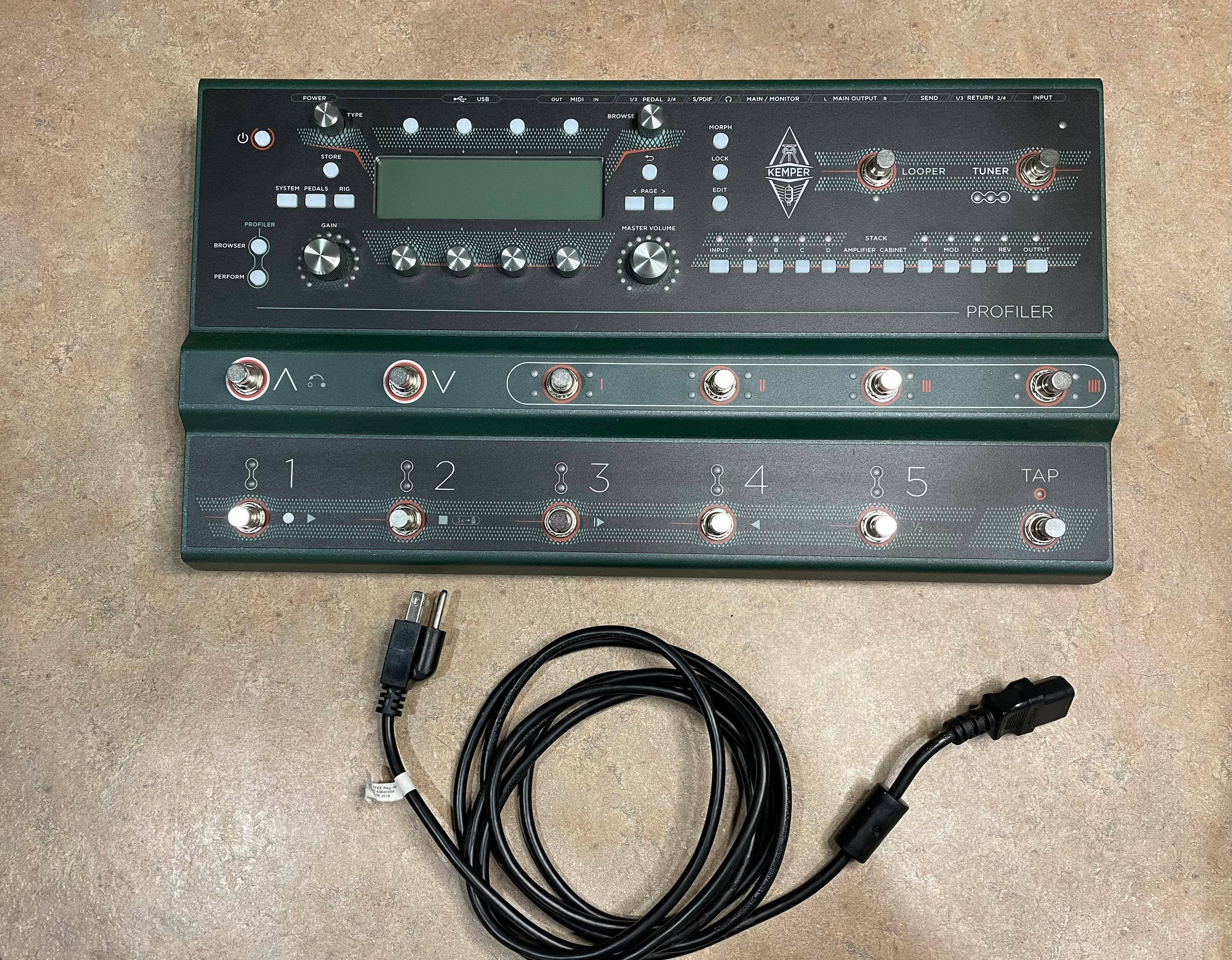 Used Kemper Profiler Stage Floorboard Amp Profiler Sweetwater Gear