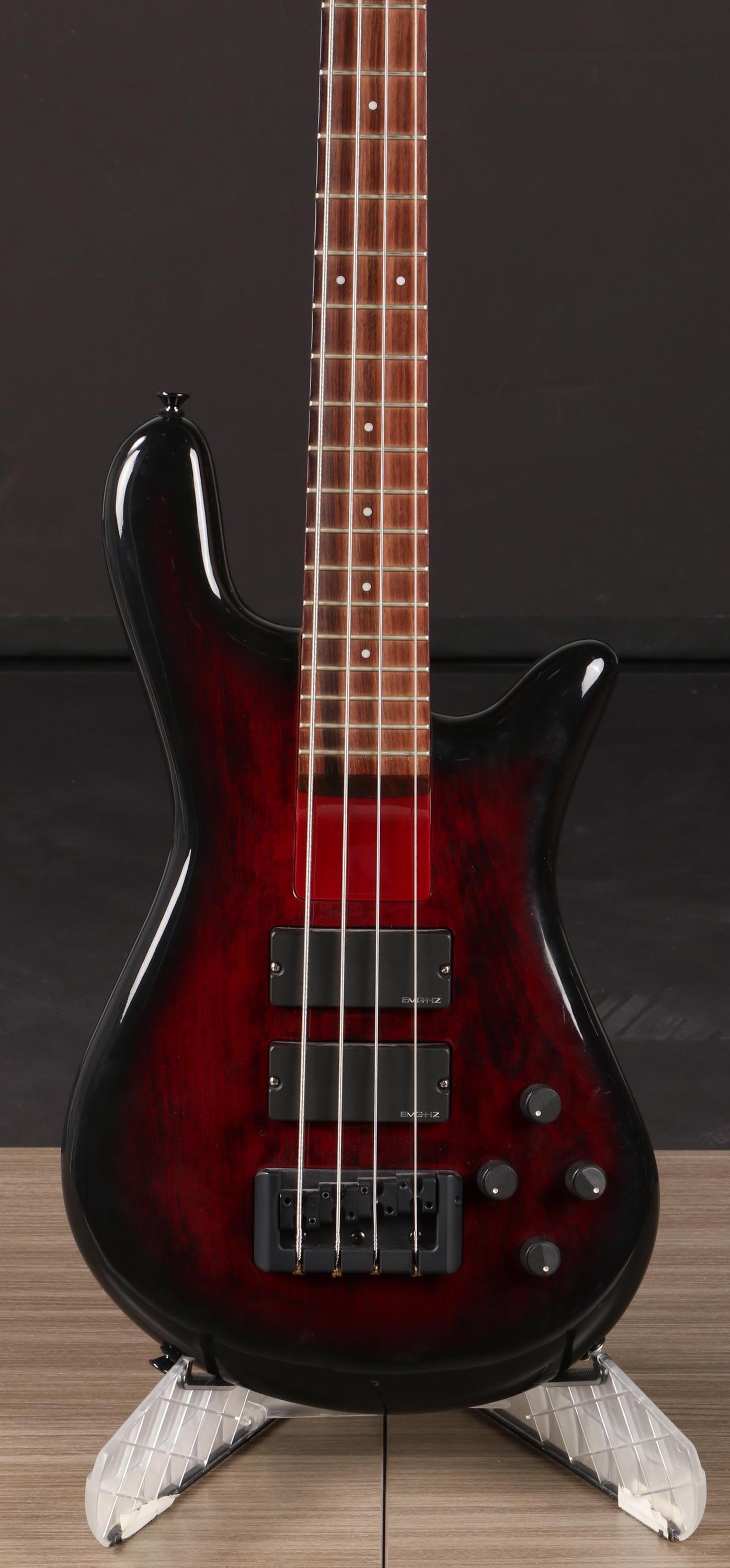 Used Spector Legend 4-String Bass with EMG Active Pickups - Black Cherry