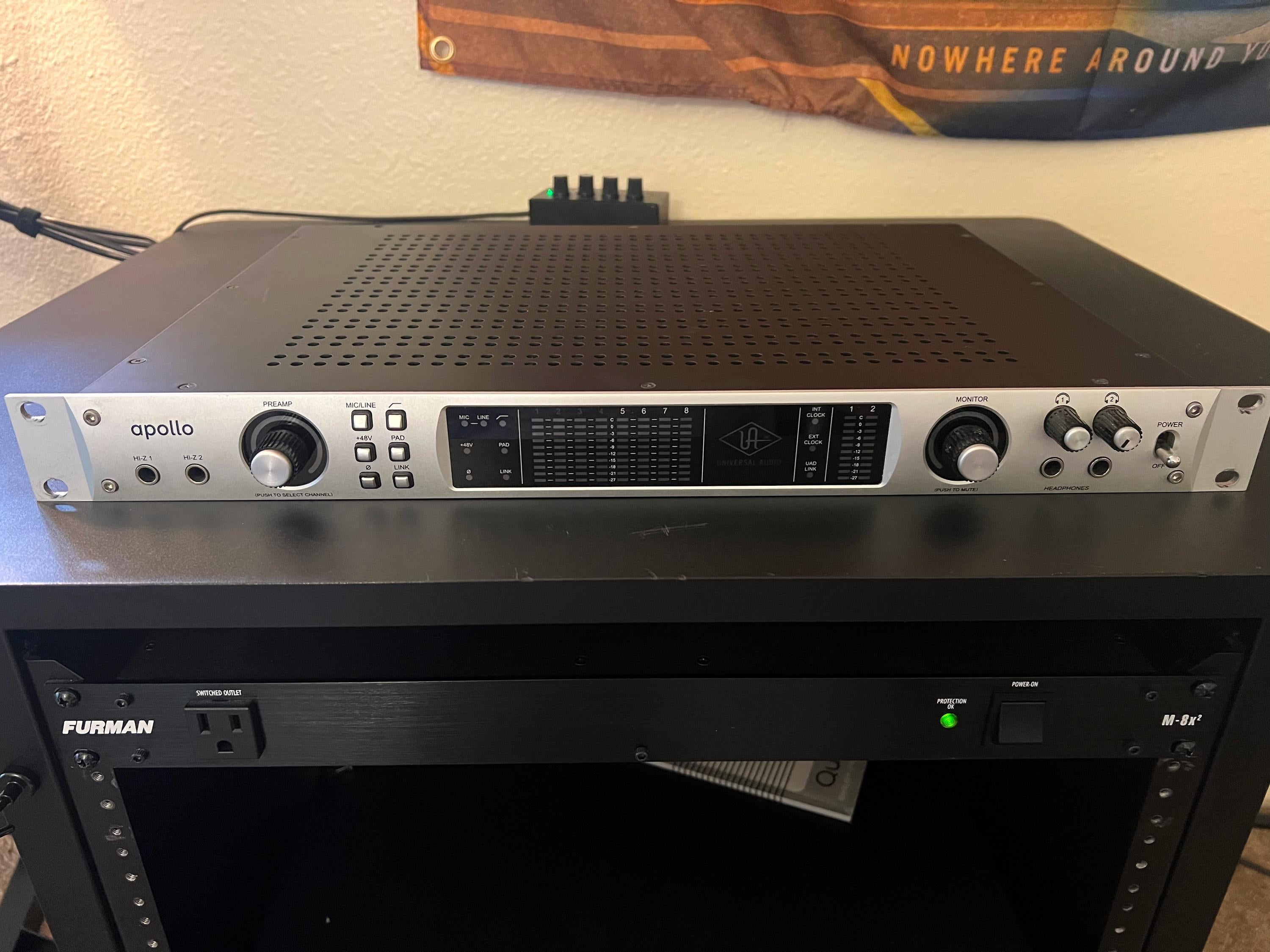 Used Universal Audio Apollo QUAD Firewire Interface - with Optional  Thunderbolt Card