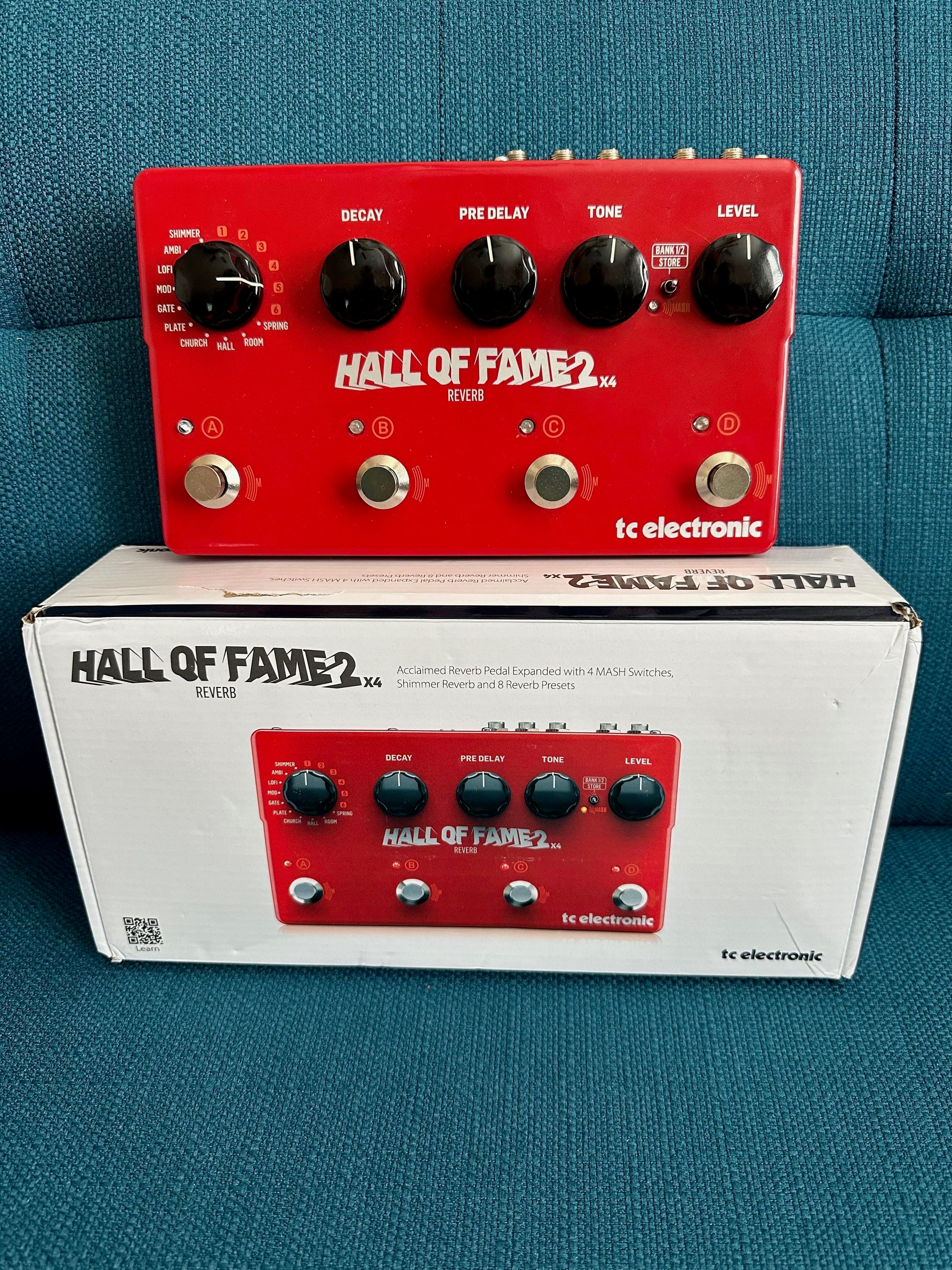 Used TC Electronic Hall Of Fame 2 x4 Reverb Pedal