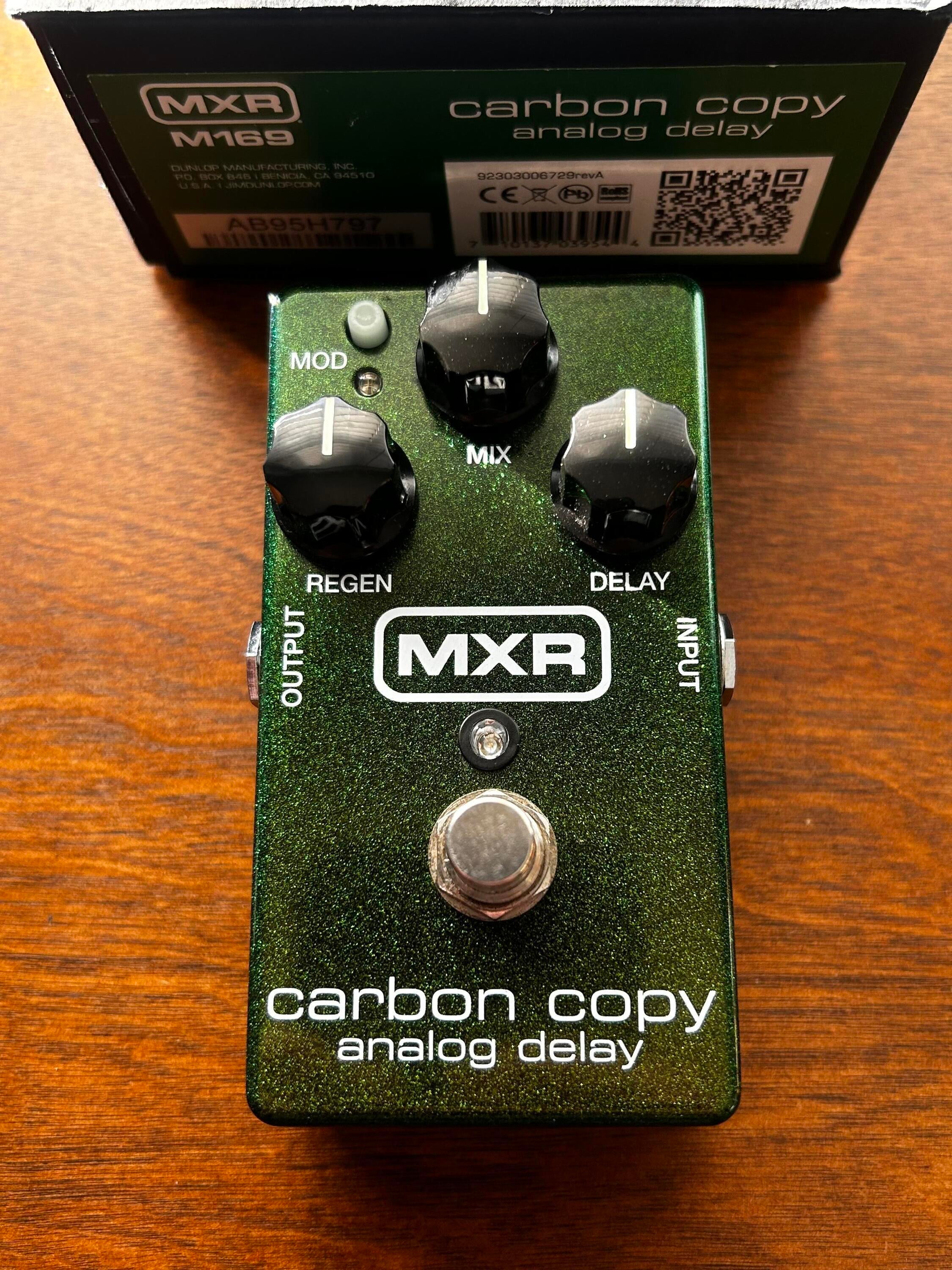 Used MXR M169 Carbon Copy Analog Delay Pedal - Sweetwater's Gear