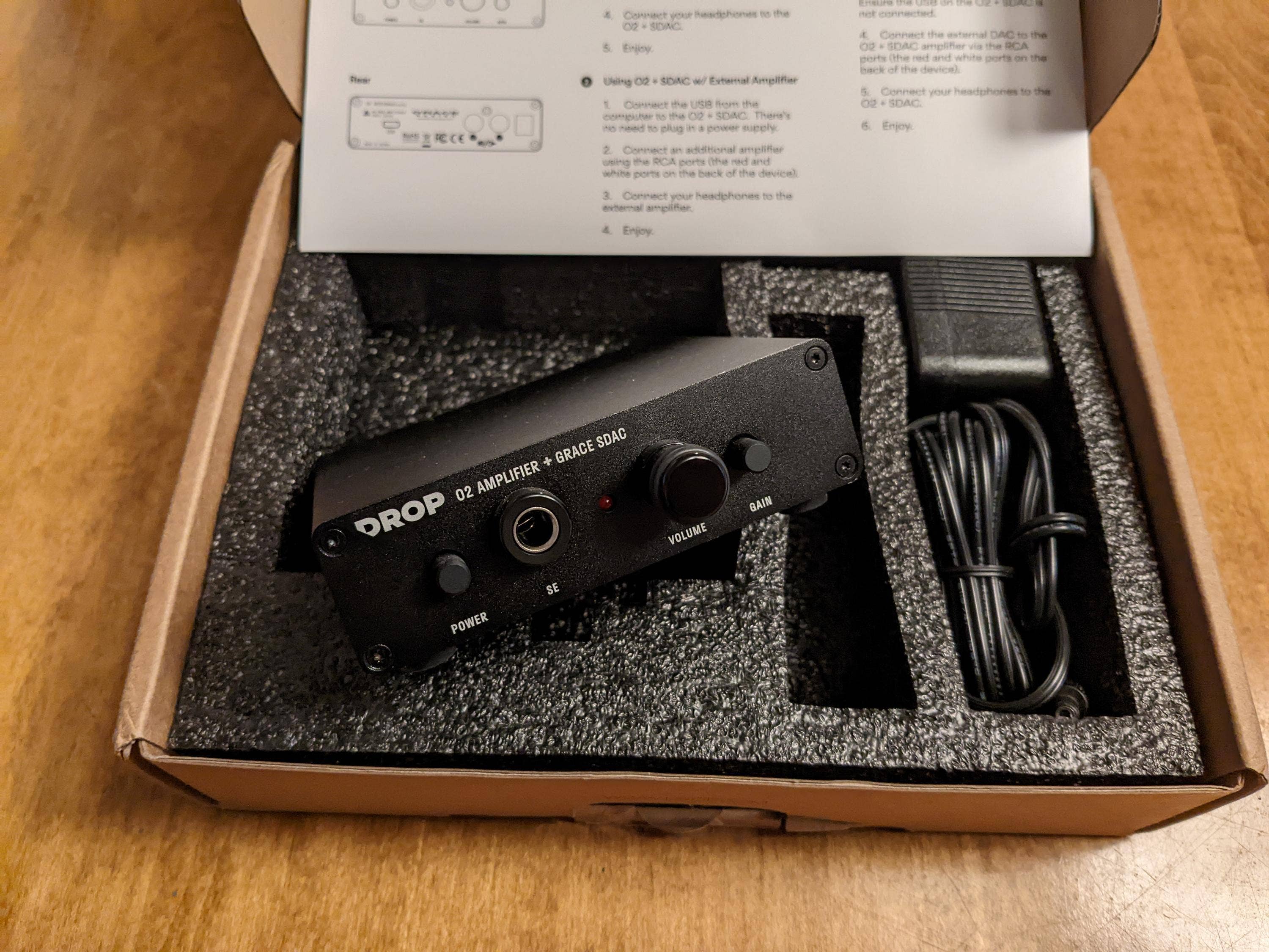 Used Grace Design O2 Amp + SDAC headphone amp and dac, massdrop edition