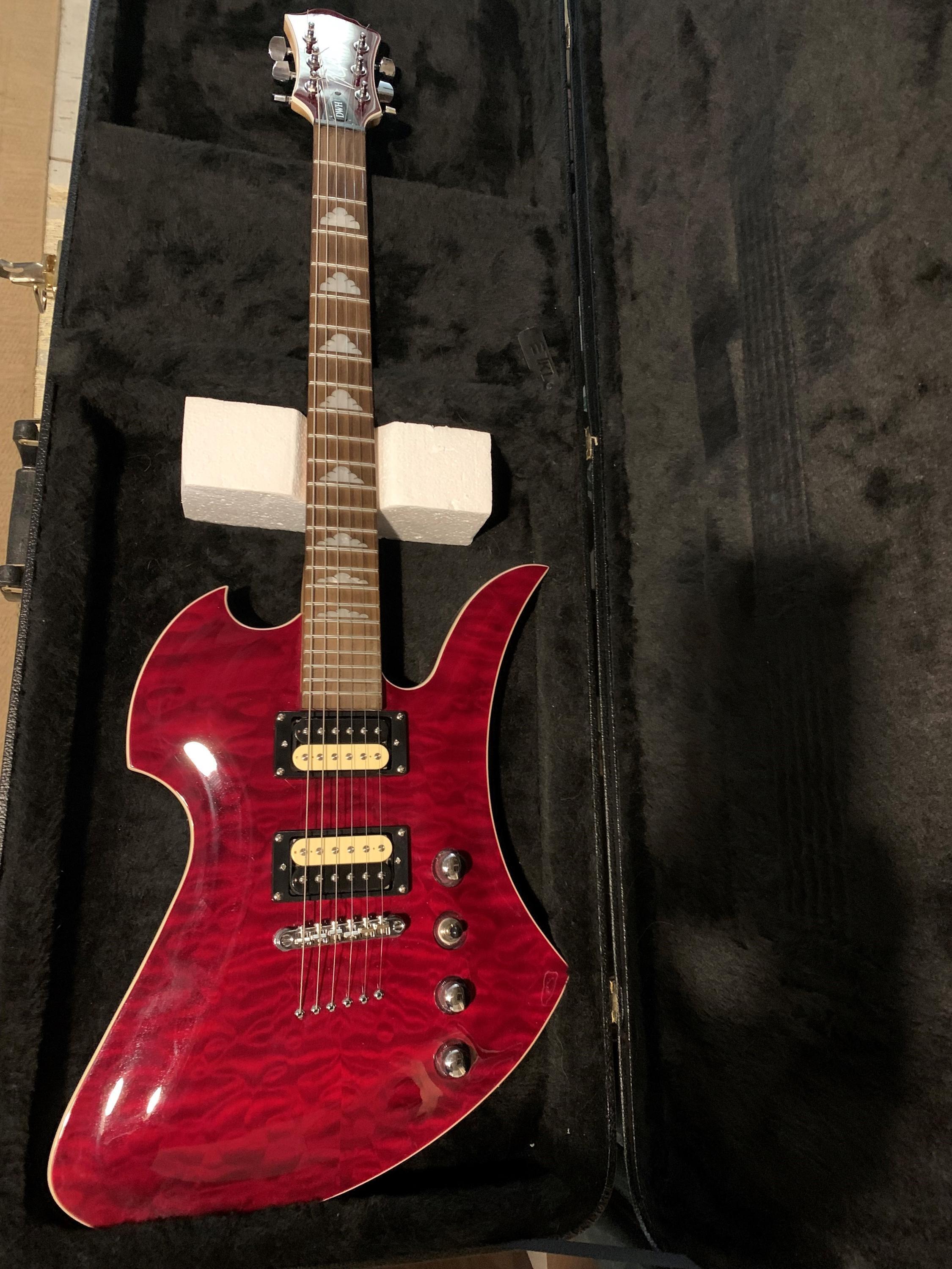 Used BC Rich Mockingbird 'Dragons Blood' color 'Masterpiece' build