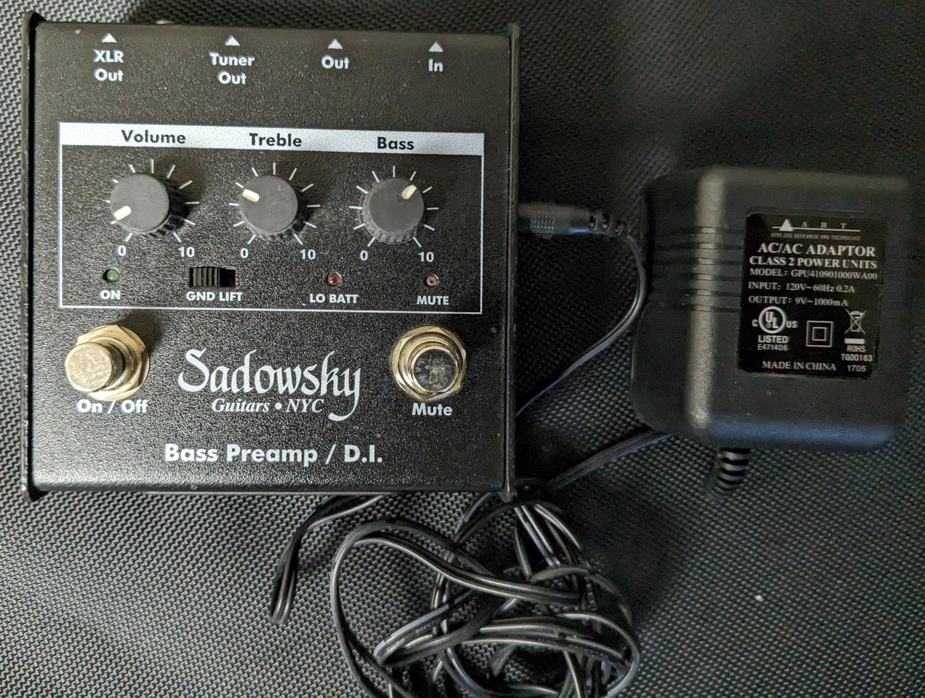 Used Sadowsky Outboard Bass Preamp and DI - Sweetwater's Gear Exchange