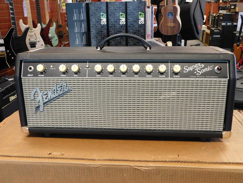 Used Fender 2020 Fender SuperSonic 22 22W USA Tube Guitar Amp Head! 4