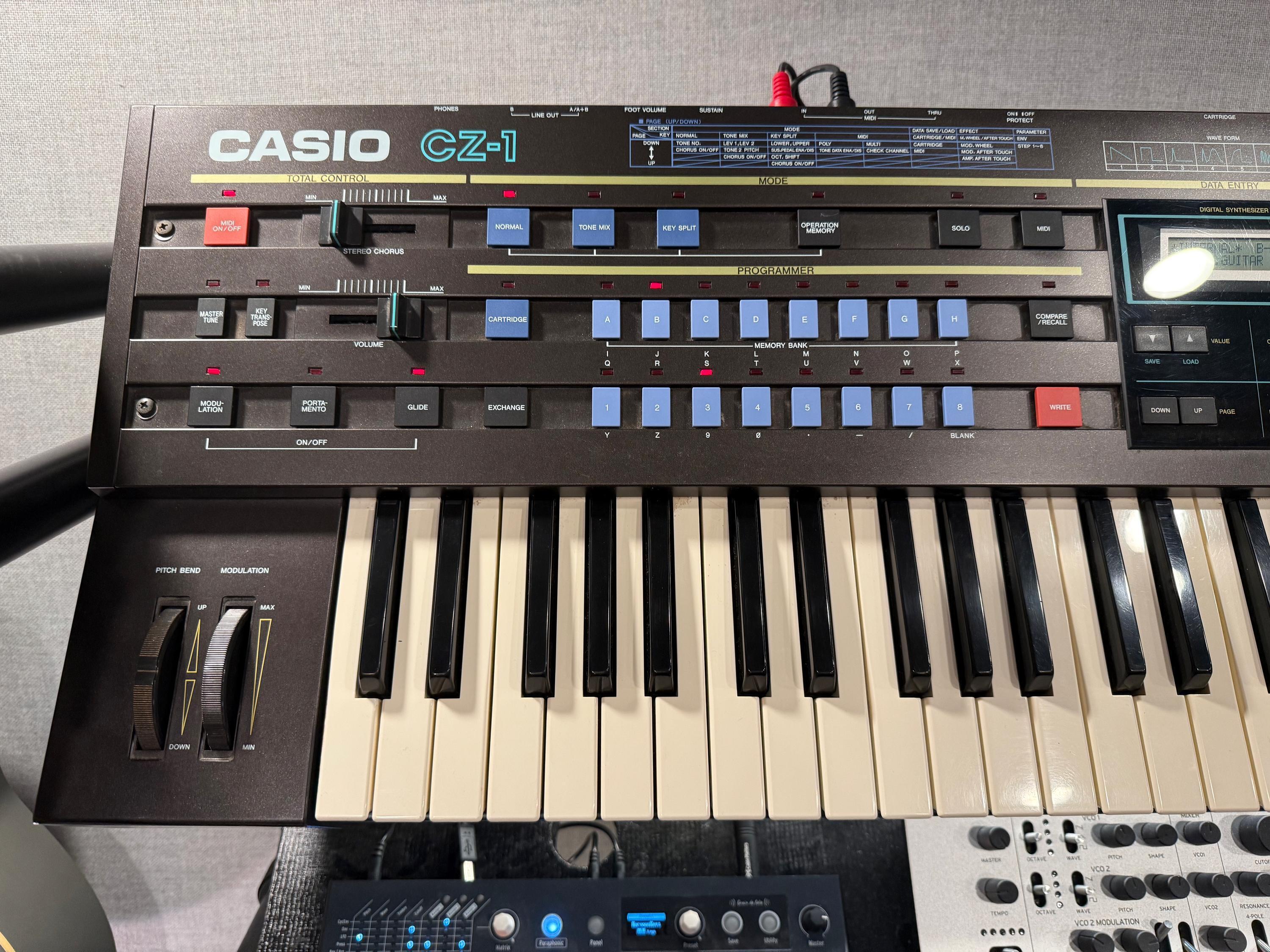 Used Casio CZ-1 61-Key Synthesizer - Sweetwater's Gear Exchange