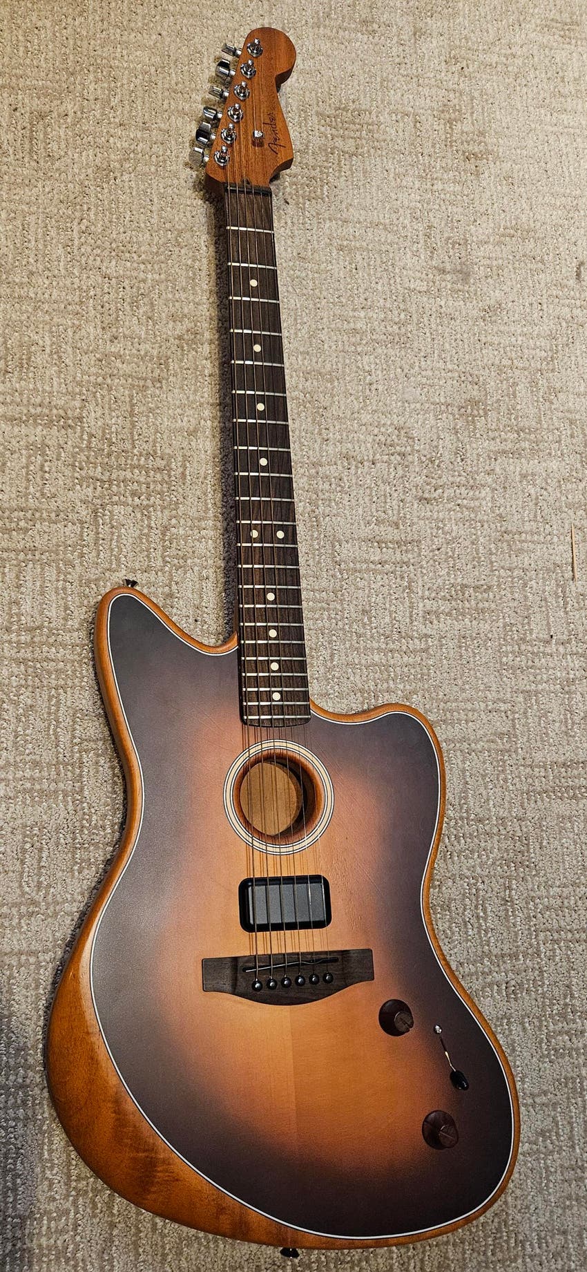 Acoustasonic Player Jazzmaster Acoustic-electric Guitar - 2-Color Sunburst