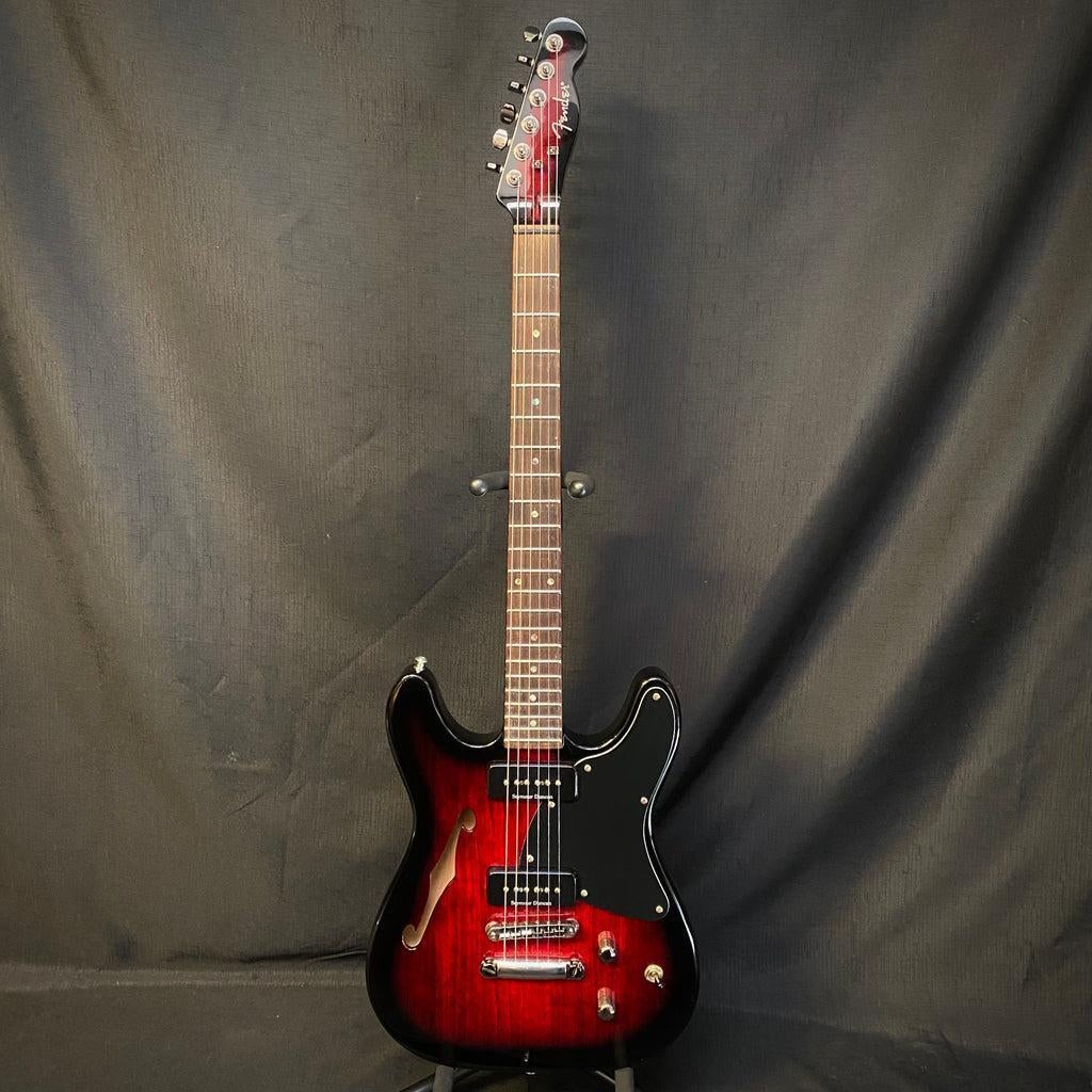 Fender Used Fender Special Edition TC-90 Thinline Electric Guitar - Black  Cherry Burst