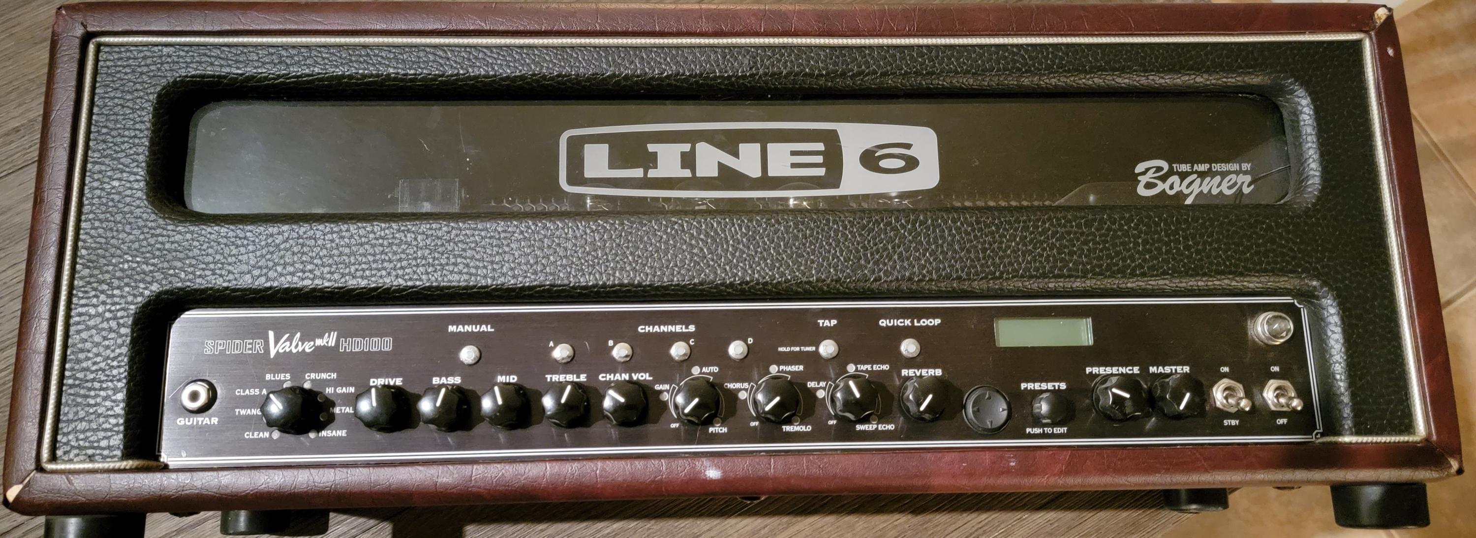 LINE6 Bogner SPIDER VALVE HD100 FC付 正規代理店 51.0%OFF