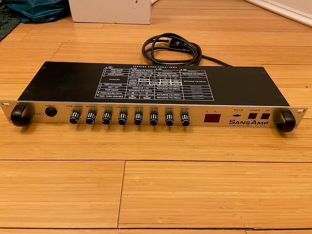 【動作確認済・レア】 TECH21 SANSAMP PSA-1 Used Tech 21 SansAmp PSA-1 Preamp - Sweetwater's Gear Exchange