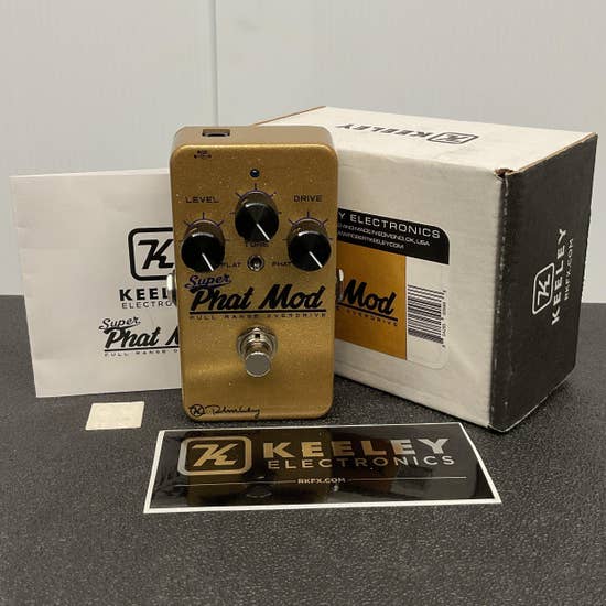 Keeley Super Phat Mod Full Range OD Electric Guitar Pedal