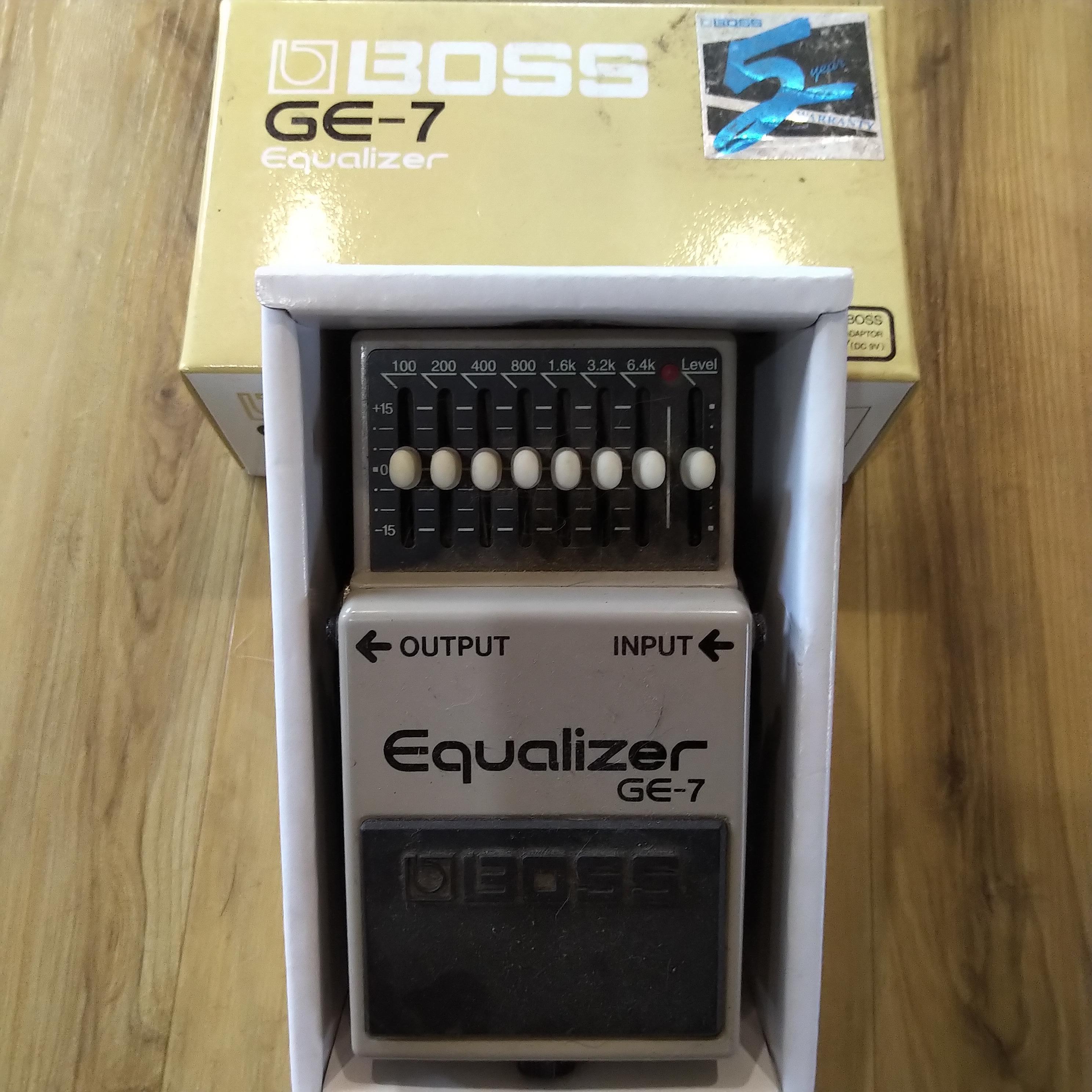 Used Boss GE-7 7-band EQ Pedal - Sweetwater's Gear Exchange