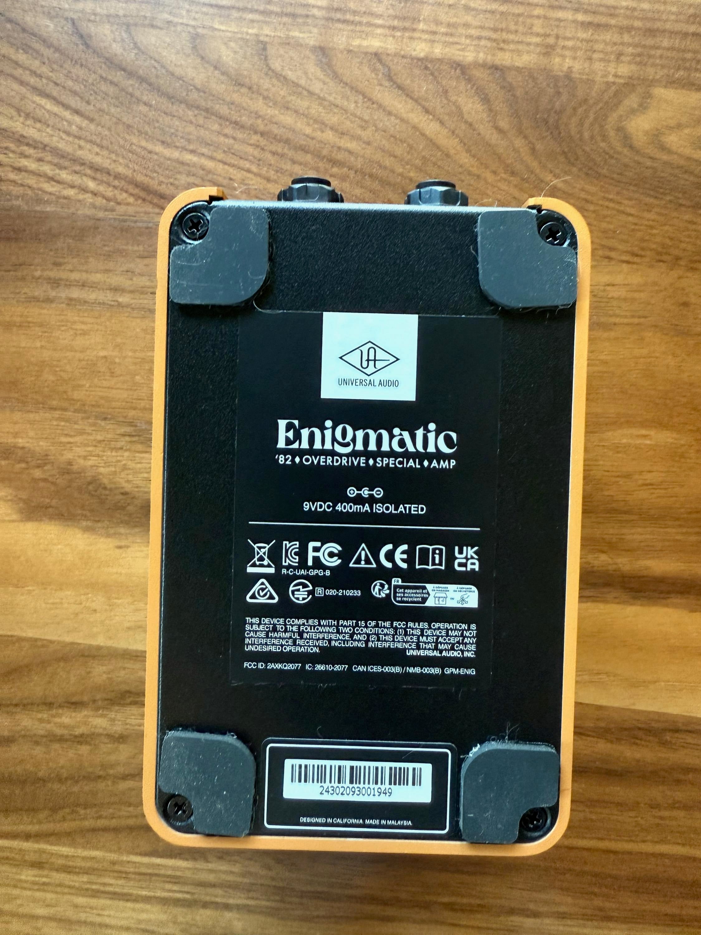 【極美品】Enigmatic '82 Overdrive Special Amp Enigmatic '82 Overdrive Special Amp – Universal Audio