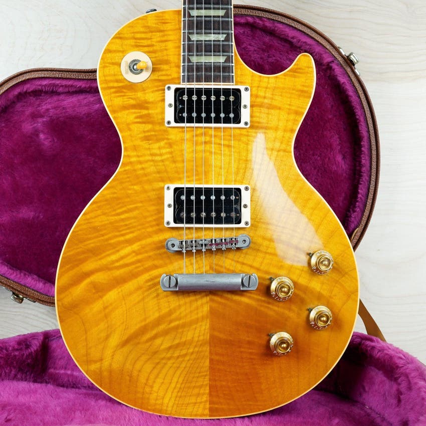 Les Paul Classic Premium Plus 1995 Translucent Amber w/ OHSC
