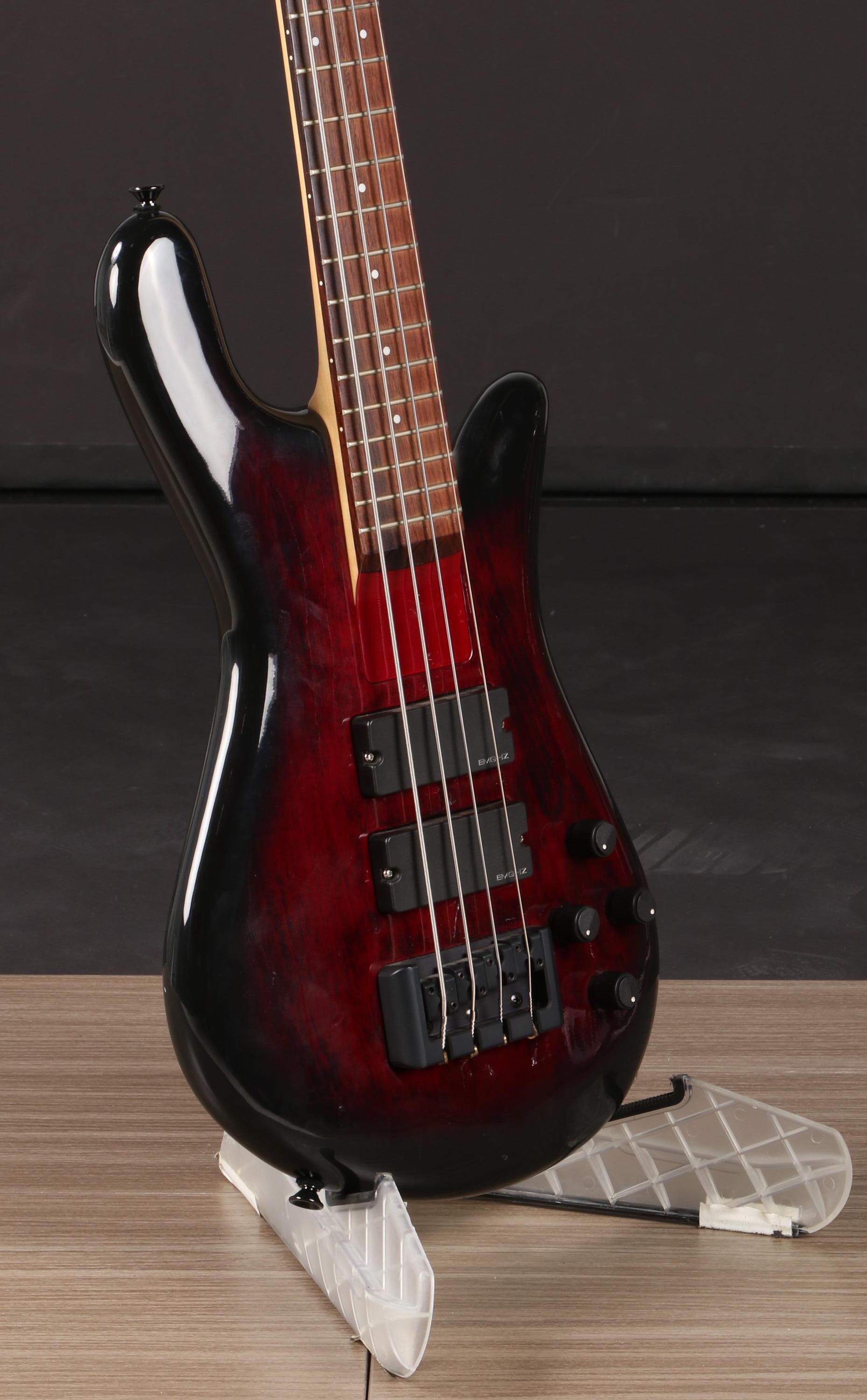 Used Spector Legend 4-String Bass with EMG Active Pickups - Black Cherry