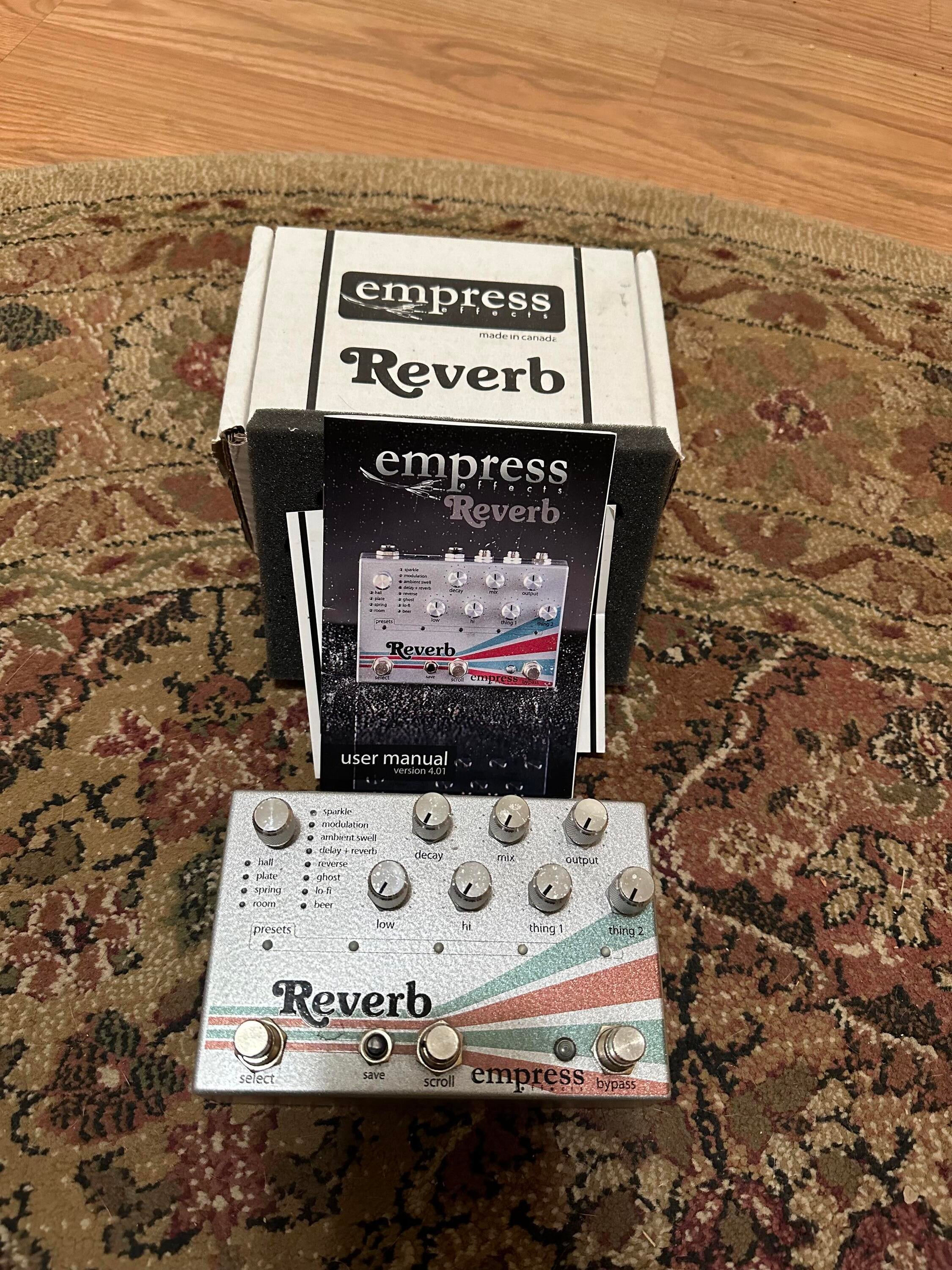 Used Empress Effects Reverb Pedal