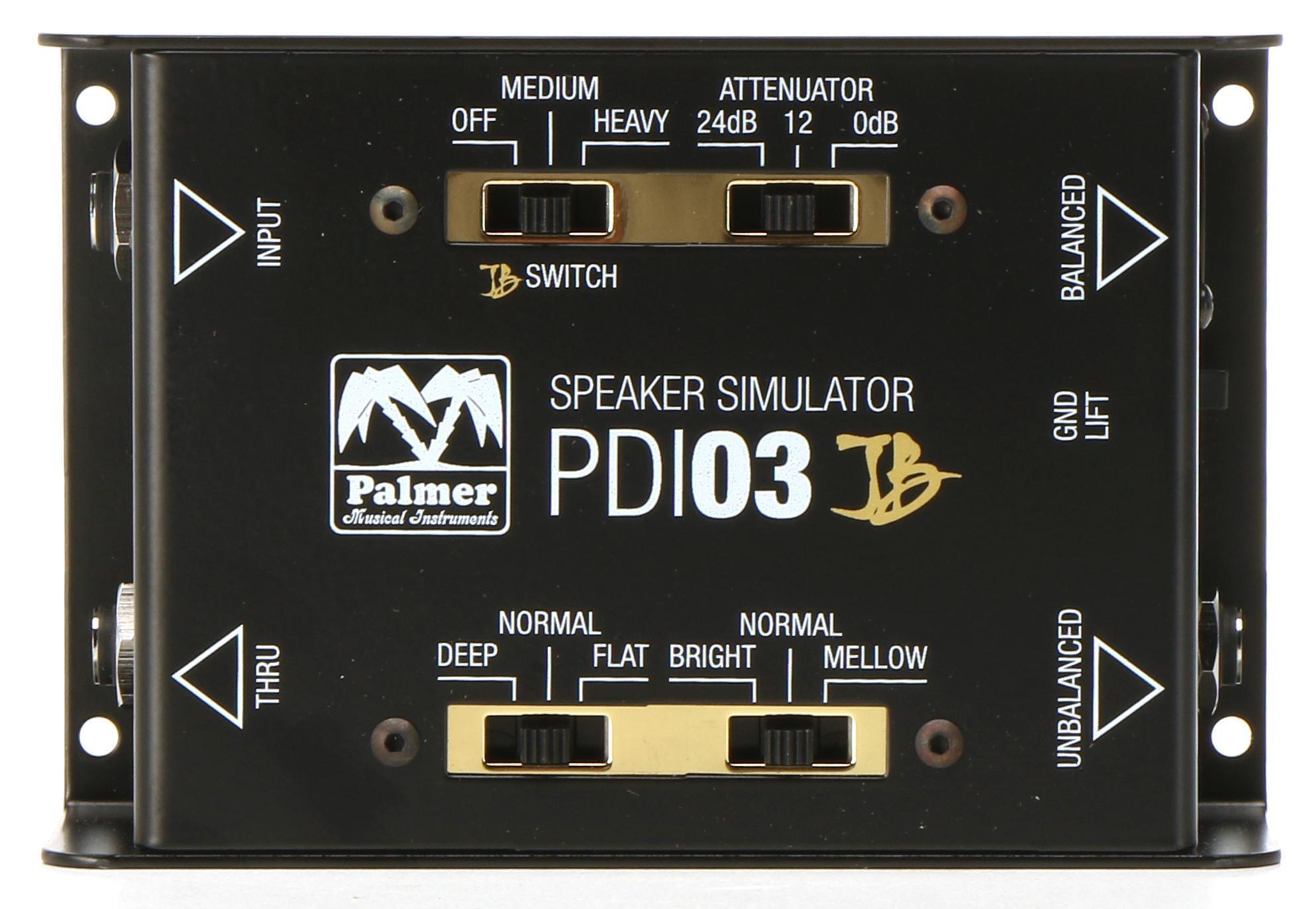 USED】PALMER PDI-03 SPEAKER SIMULATOR 8-