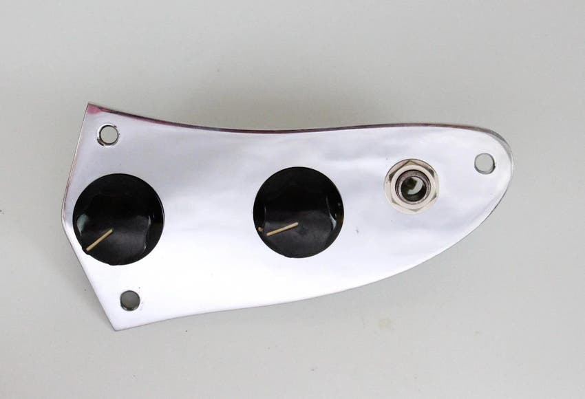 1963 Vintage Fender Jaguar/Jazzmaster Control Assembly Plate ORIGINAL 1960s USA Pre-CBS