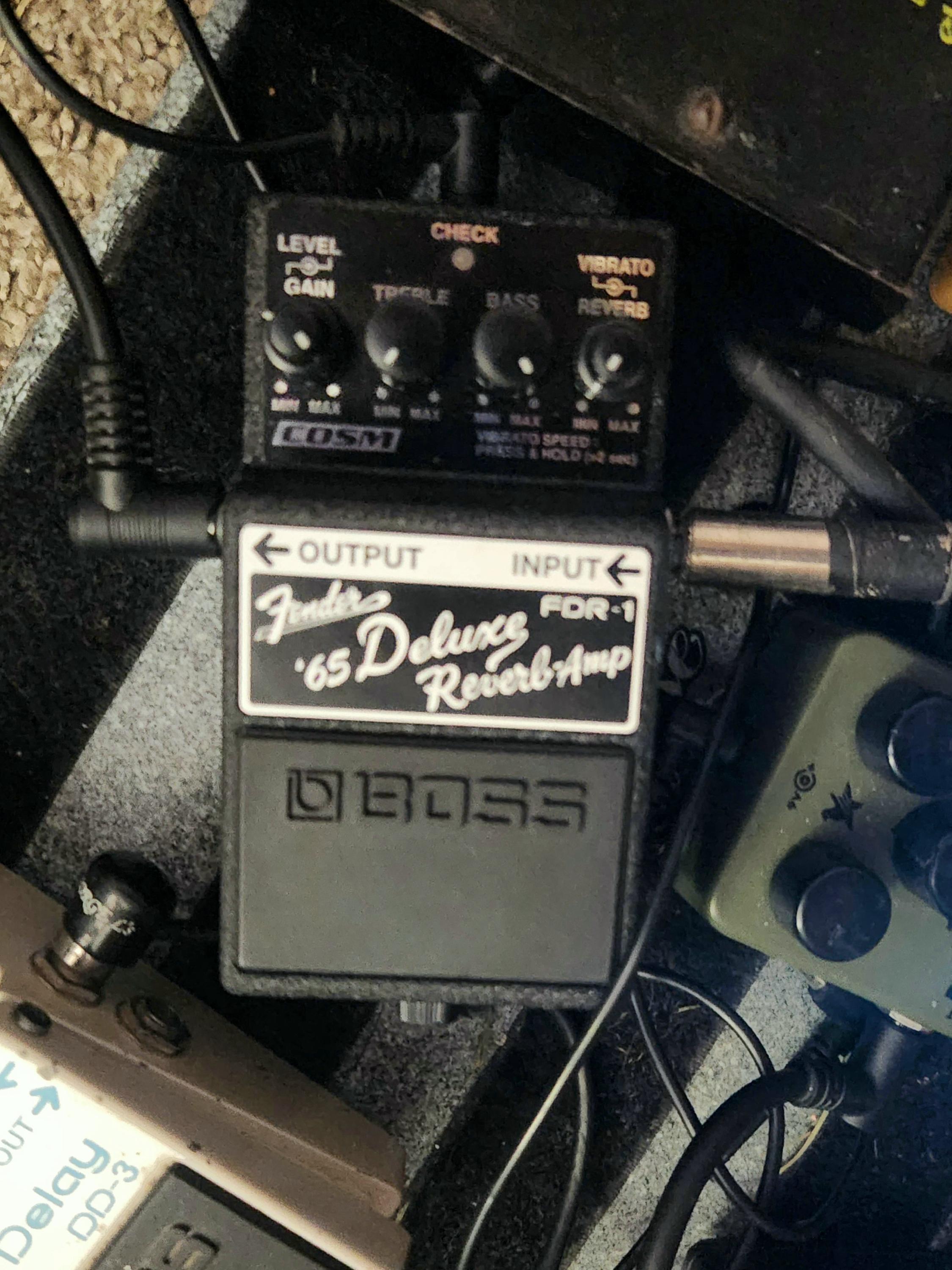 Used Boss FDR-1 Fender '65 Deluxe Reverb-Amp Pedal 2007 RARE!! GREAT COND!!  AWESOME PEDAL!!