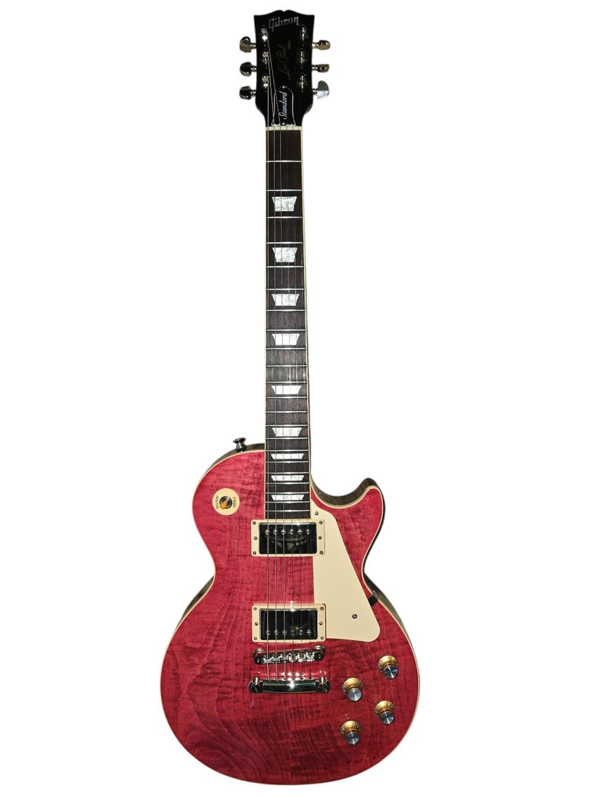 Used Gibson Les Paul Standard '60s Figured Top Electric Guitar - Translucent Fuchsia