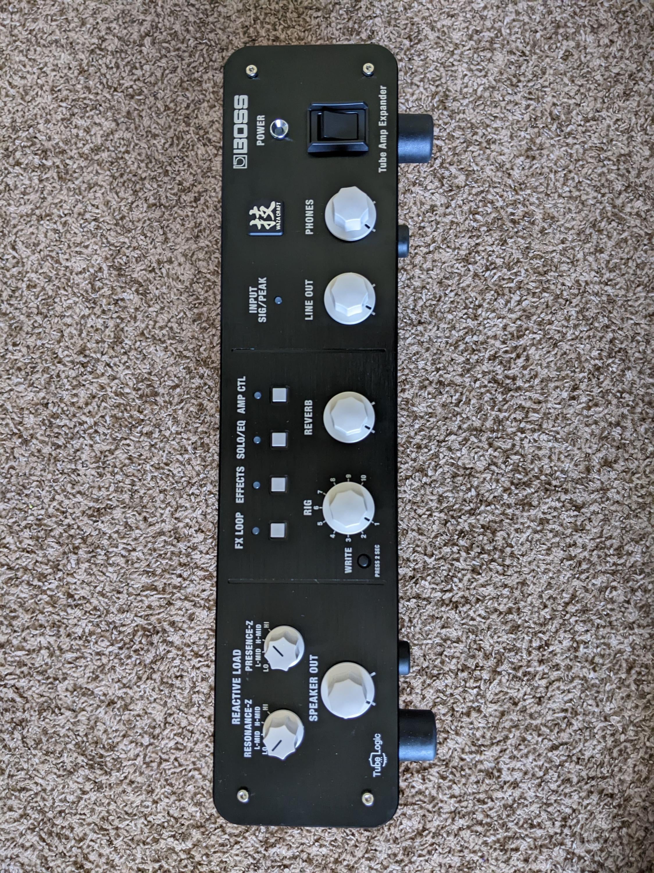 Used Boss WAZA Tube Amp Expander Amplifier Attenuator With GAFC Foot