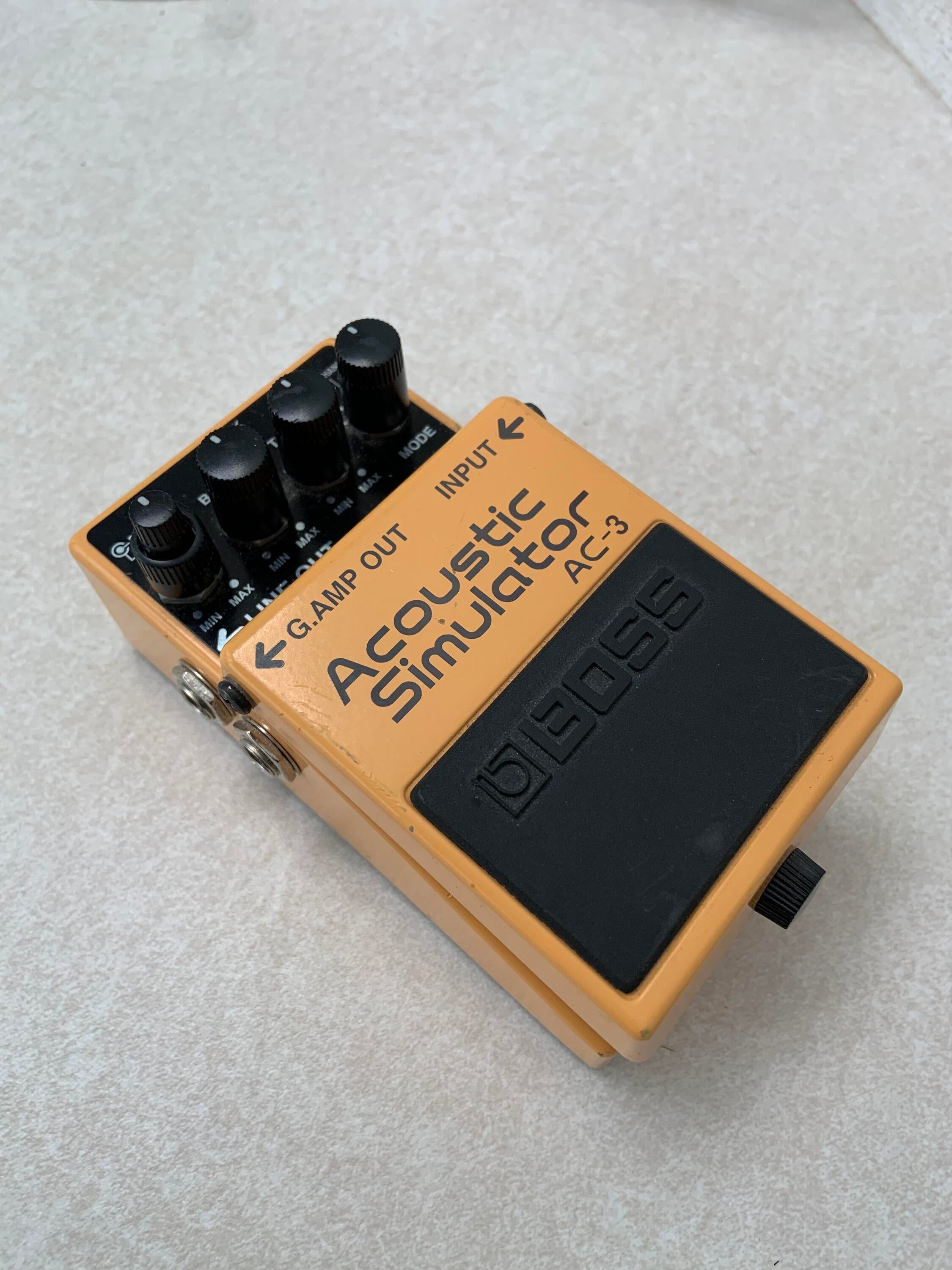 Used Boss AC-3 Acoustic Simulator Pedal - Sweetwater's Gear Exchange