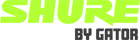 Shure by Gator logo