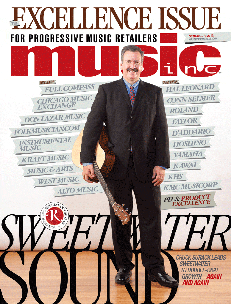 Sweetwater Named Music Retailer of the Year