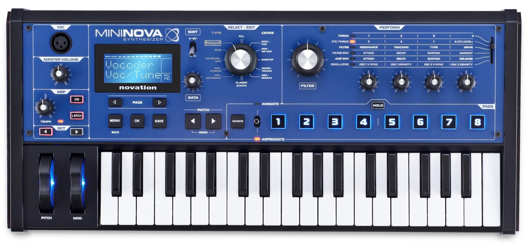 Novation Announces Free Supernova Soundpack for MiniNova and