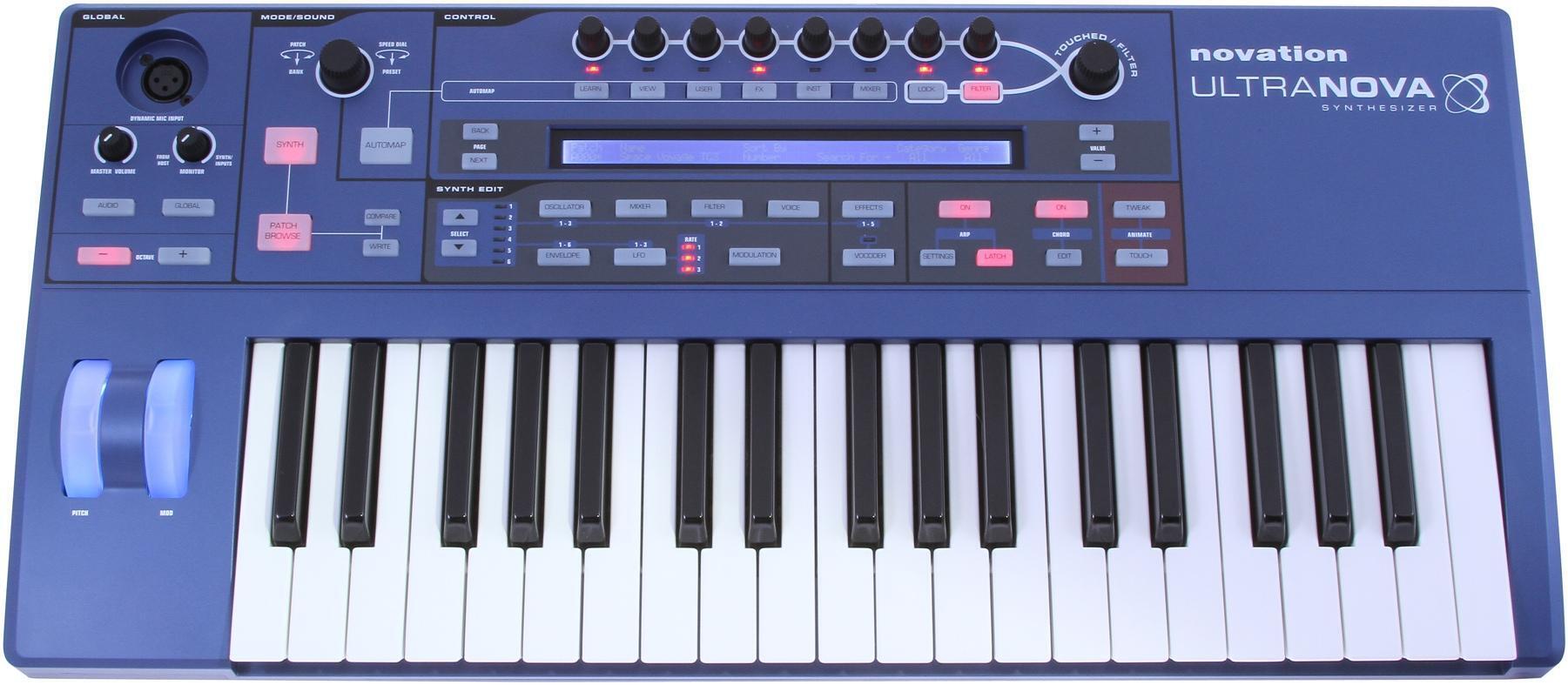 Novation MiniNova 37-key Synthesizer with Vocoder | Sweetwater Novation MiniNova 37-key Synthesizer with Vocoder | Sweetwater