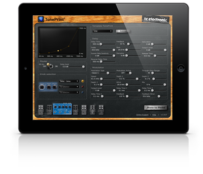 TC Electronic Toneprint Editor for iPad