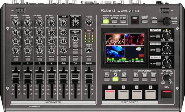 Roland VR3-EX - AV Mixer w/ Web Streaming | Sweetwater