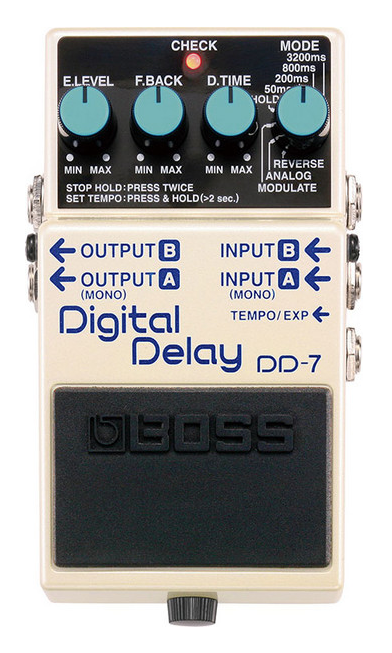 How to Set the Expression Pedal Parameter with a Boss DD-7 - InSync