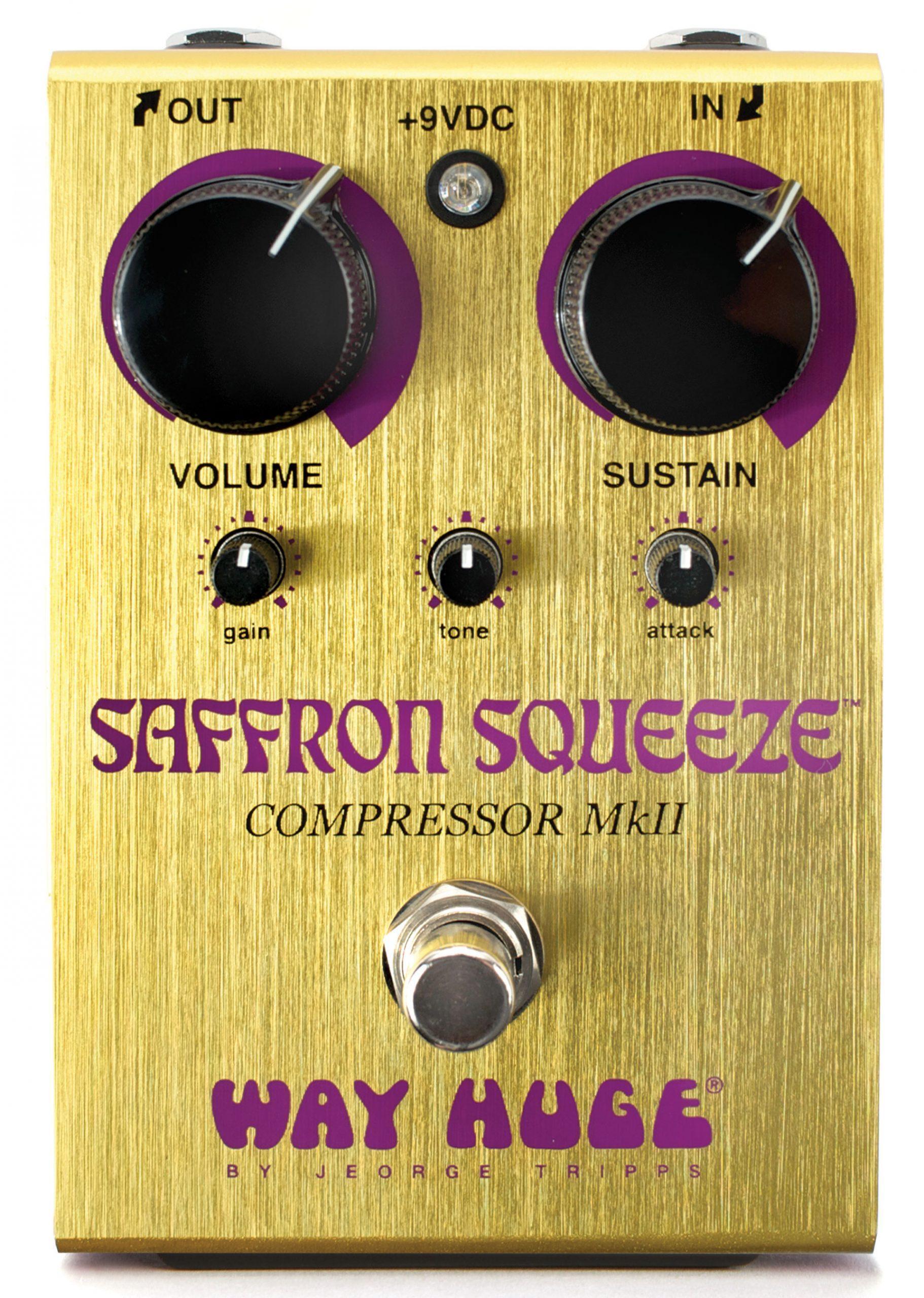 ギター Way Huge Saffron Squeeze Compressor MkII WAY HUGE® SAFFRON SQUEEZE™ COMPRESSOR - Dunlop