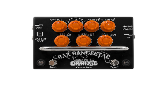 Orange Bax Bangeetar ホワイト Orange Bax Bangeetar Guitar Pre-EQ Pedal - White | Sweetwater