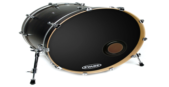 Bass drum head with hole hotsell