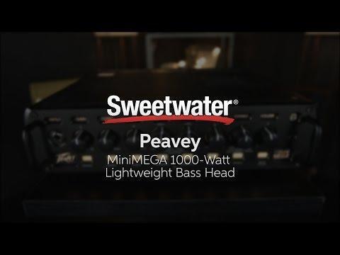 Peavey MiniMEGA 1000-watt Lightweight Bass Head | Sweetwater