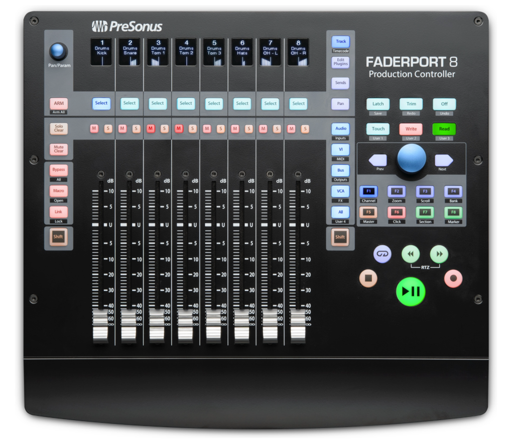 PreSonus Unveils Faderport 8
