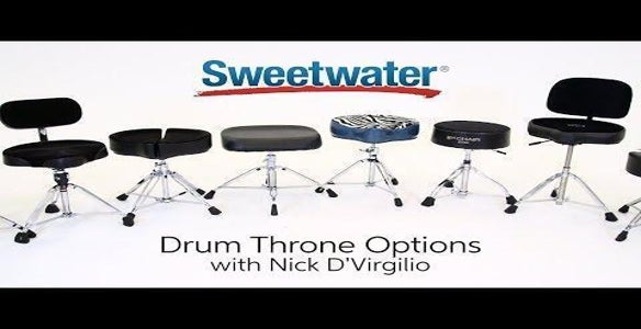 Gibraltar 9608MB Moto-style Drum Throne with Backrest