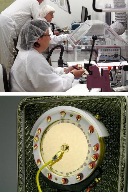 U87 capsules being built